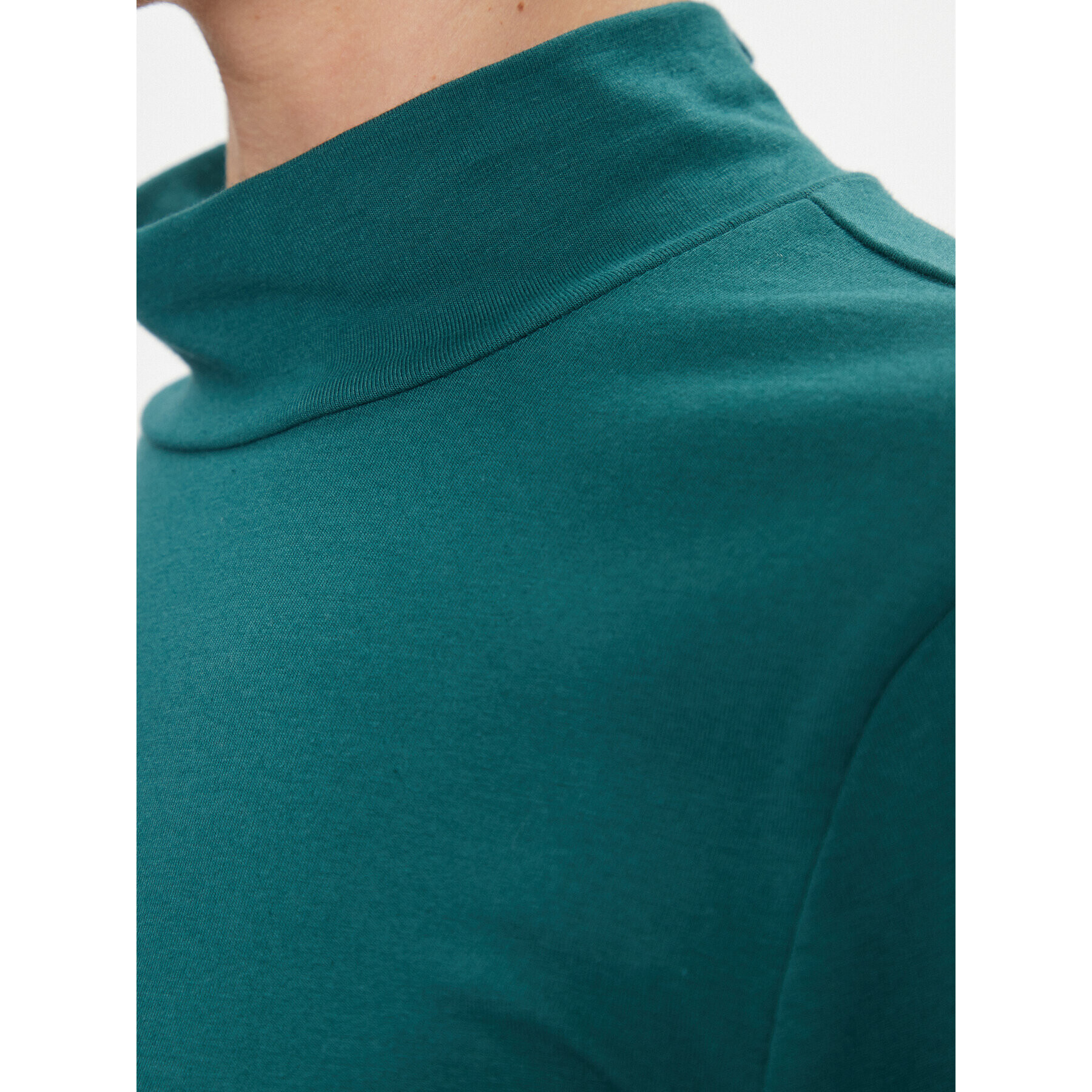 ONLY Bluză cu gât 15280335 Verde Regular Fit - Pled.ro