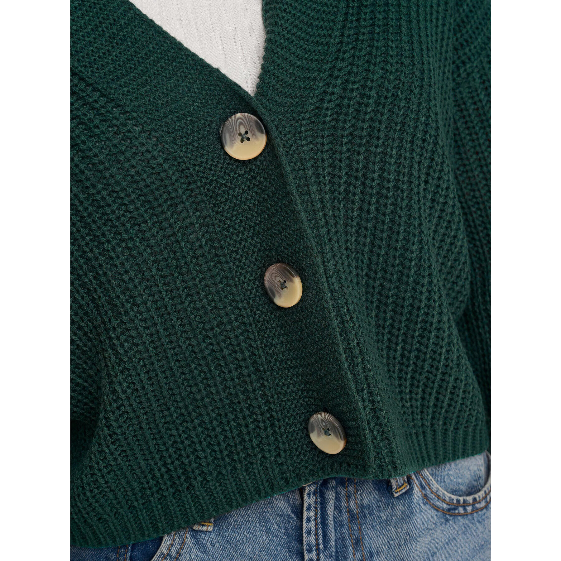 ONLY Cardigan 15211521 Verde Regular Fit - Pled.ro