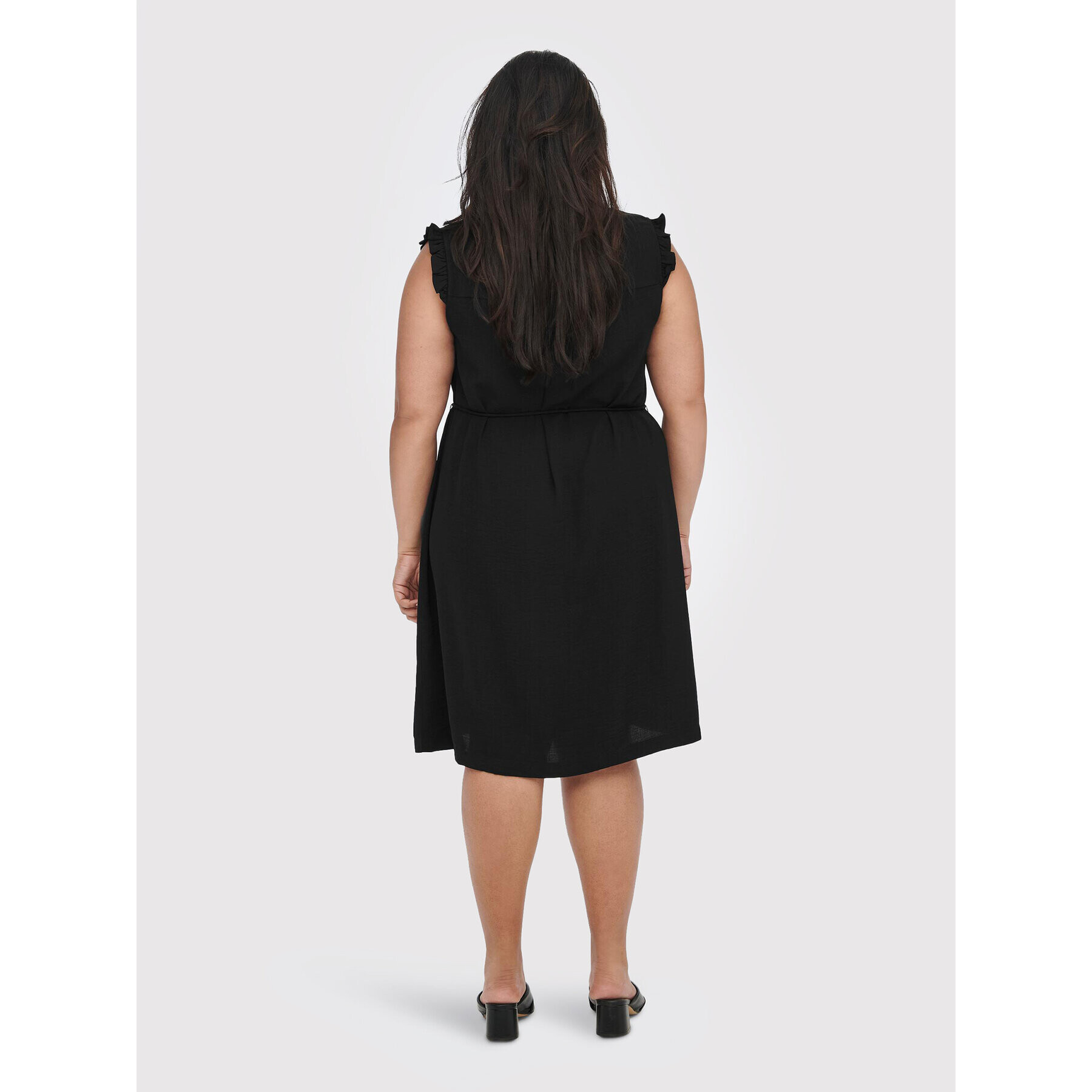 ONLY Carmakoma Rochie de zi Paello 15264928 Negru Regular Fit - Pled.ro