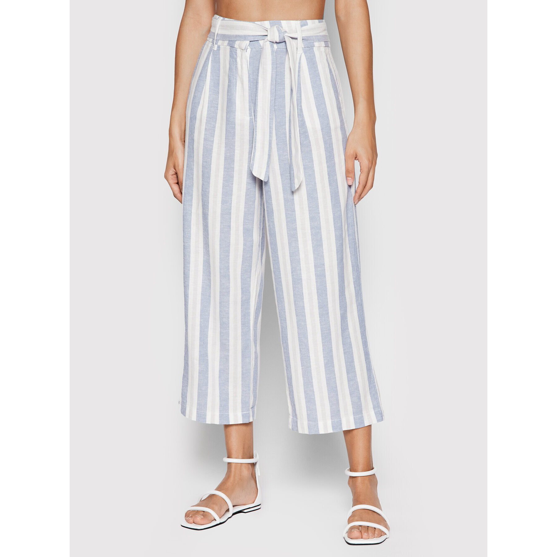 ONLY Pantaloni culotte Caro 15255128 Albastru Relaxed Fit - Pled.ro