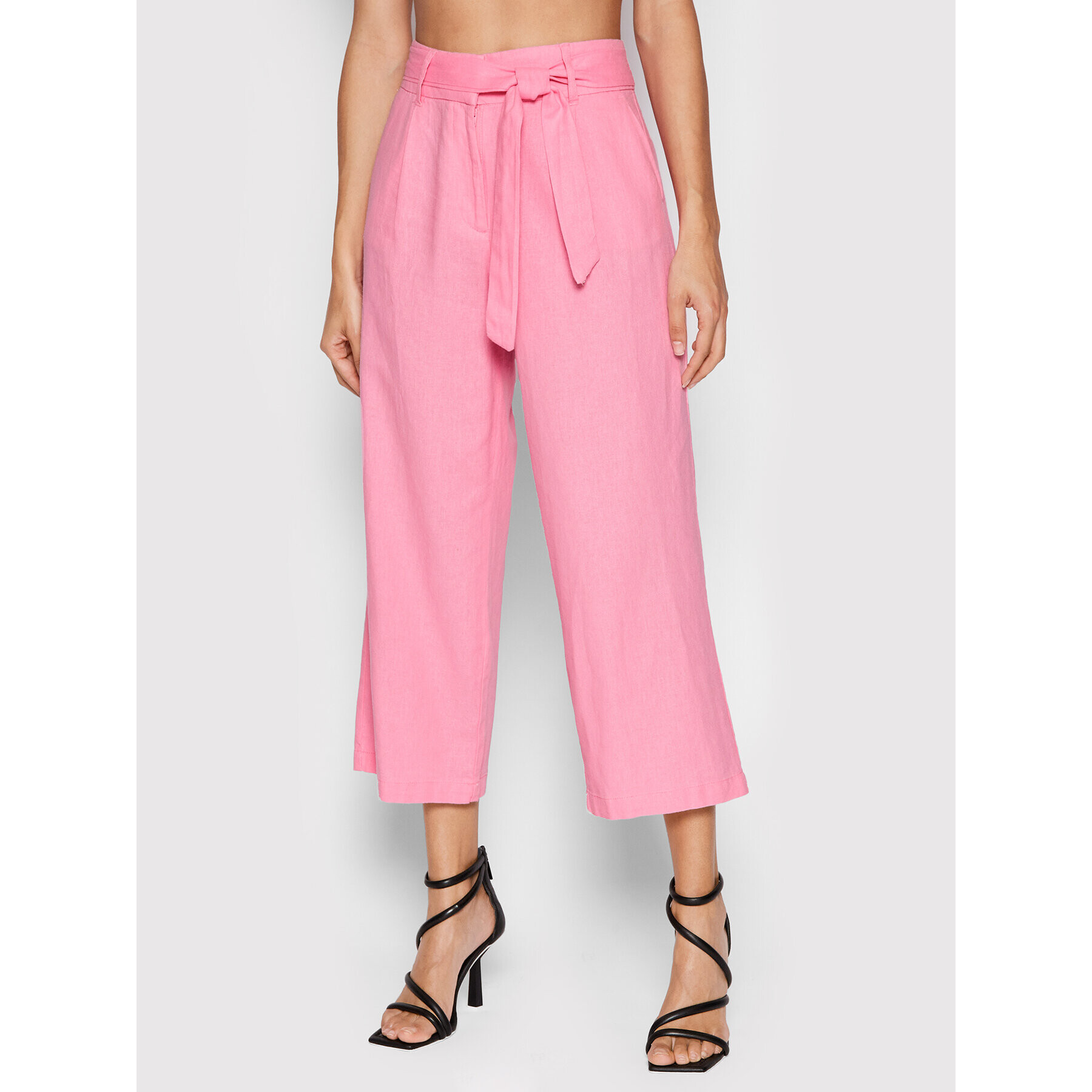 ONLY Pantaloni culotte Caro 15255128 Roz Regular Fit - Pled.ro