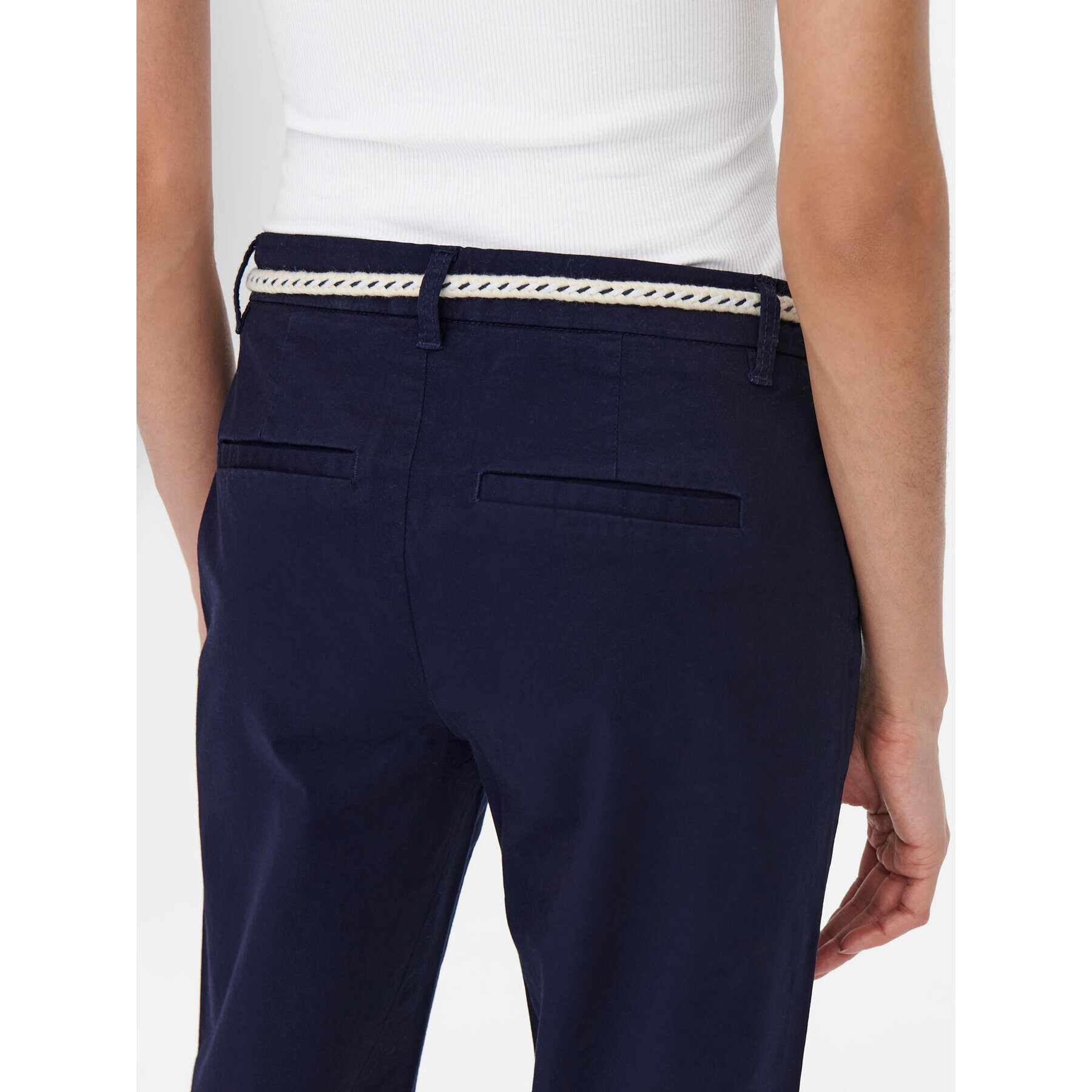 ONLY Pantaloni din material 15218519 Bleumarin Regular Fit - Pled.ro