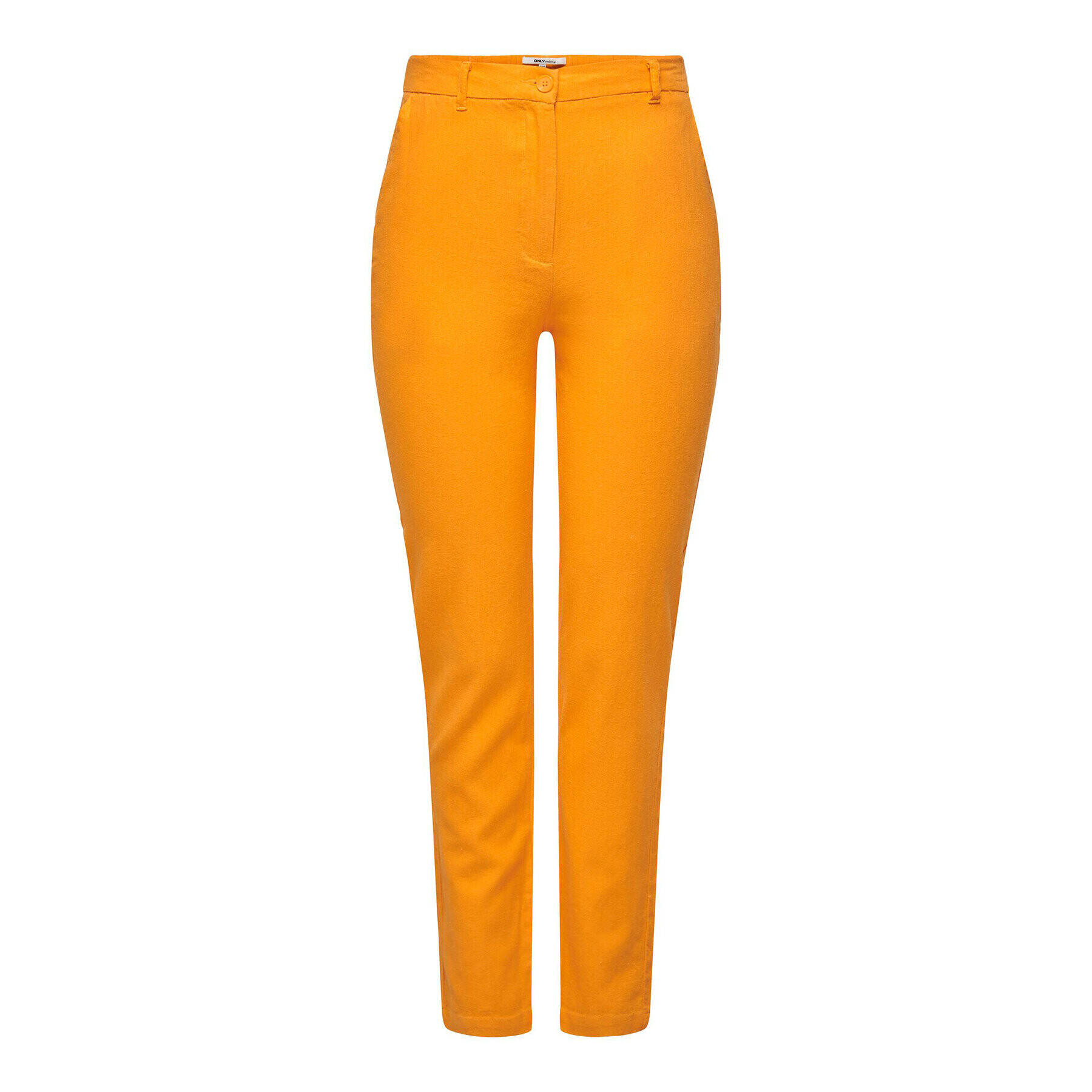 ONLY Pantaloni din material 15278713 Portocaliu Regular Fit - Pled.ro