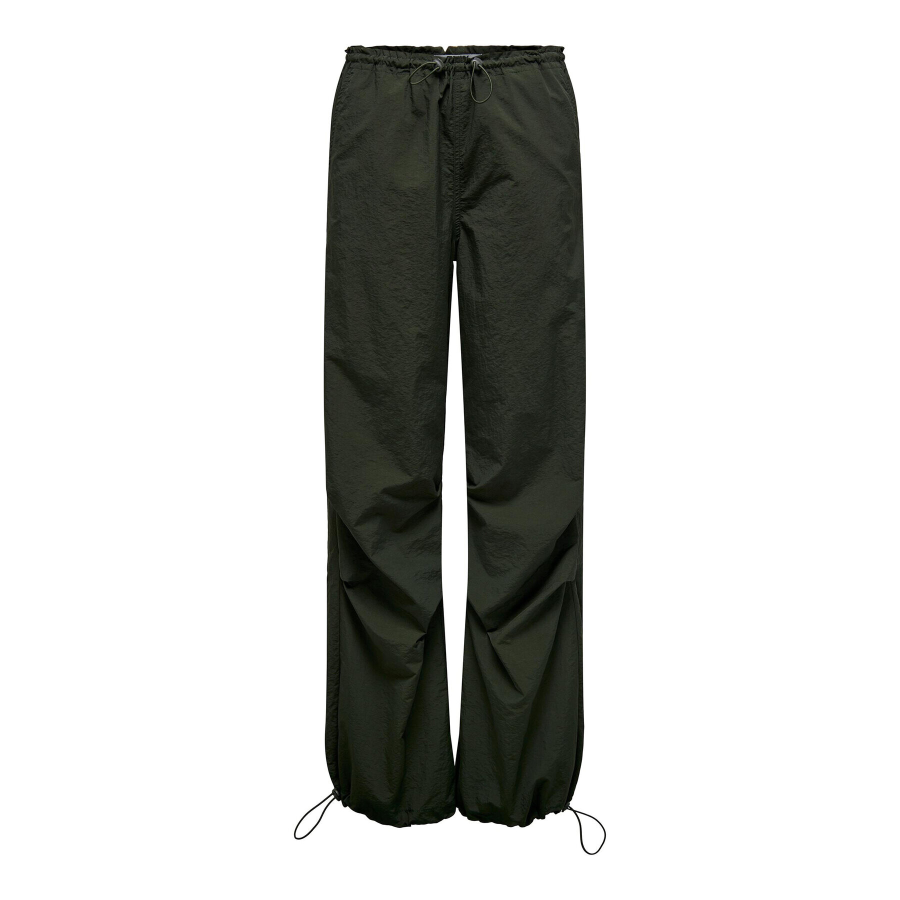 ONLY Pantaloni din material 15300275 Verde Straight Fit - Pled.ro