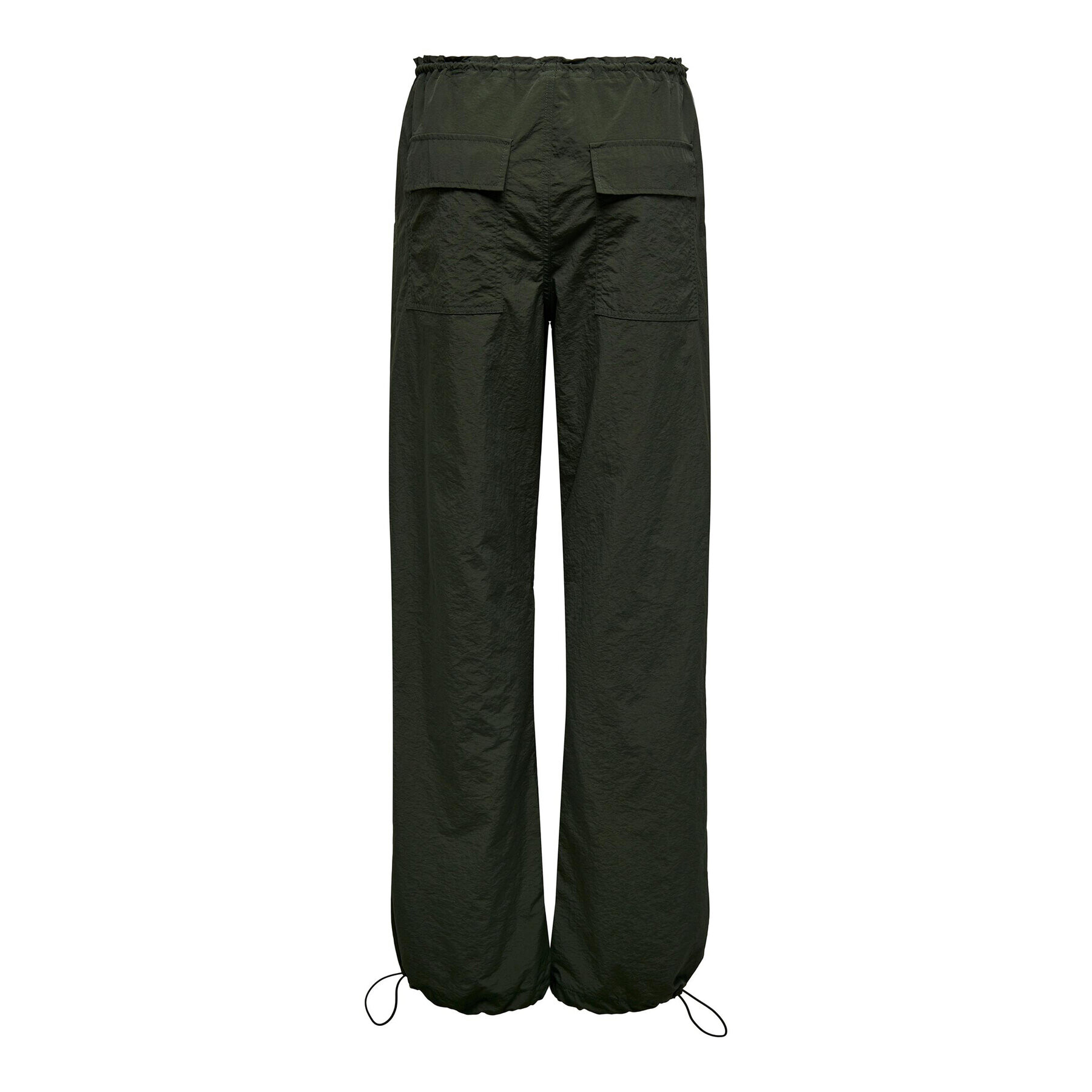 ONLY Pantaloni din material 15300275 Verde Straight Fit - Pled.ro