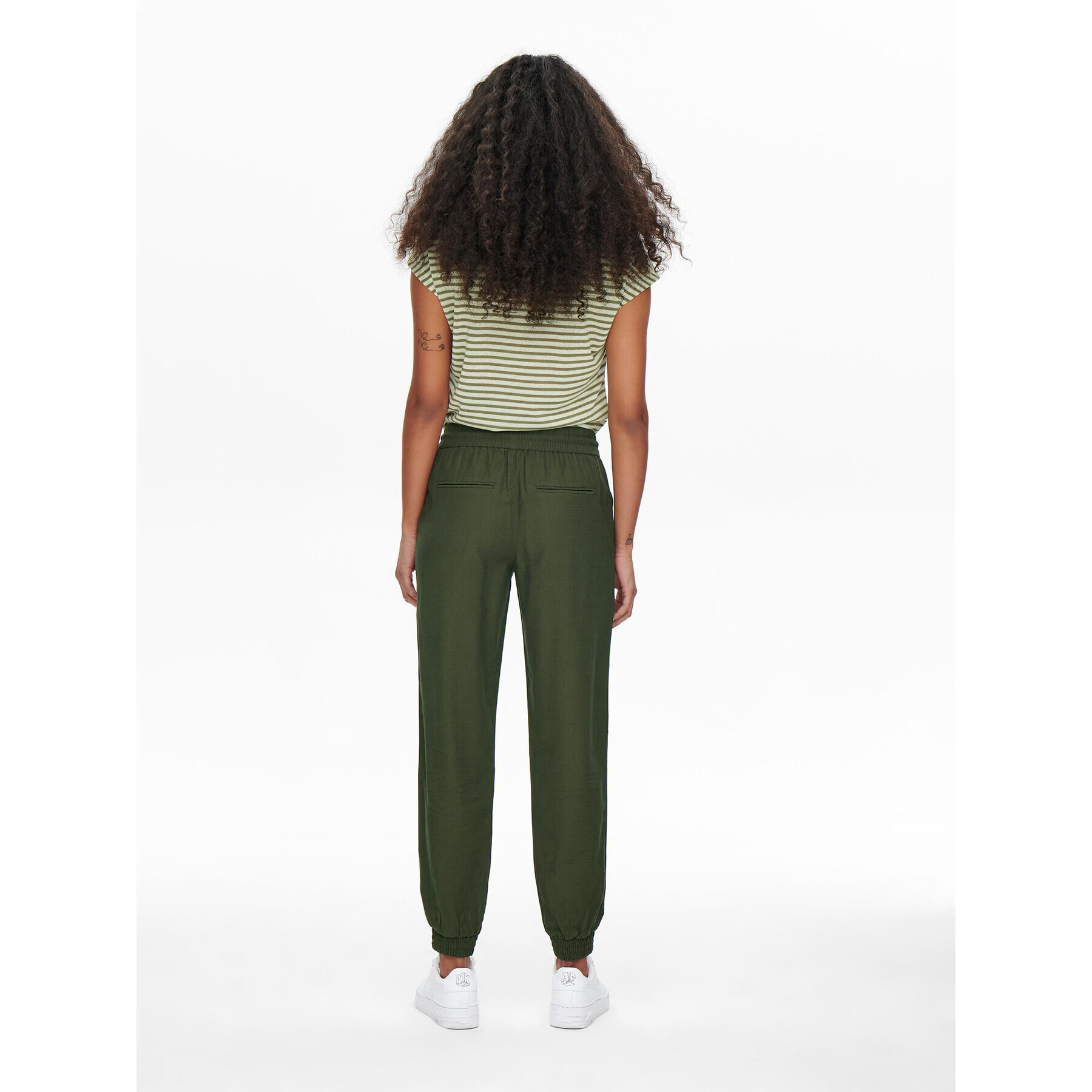 ONLY Pantaloni trening 15203946 Verde Regular Fit - Pled.ro