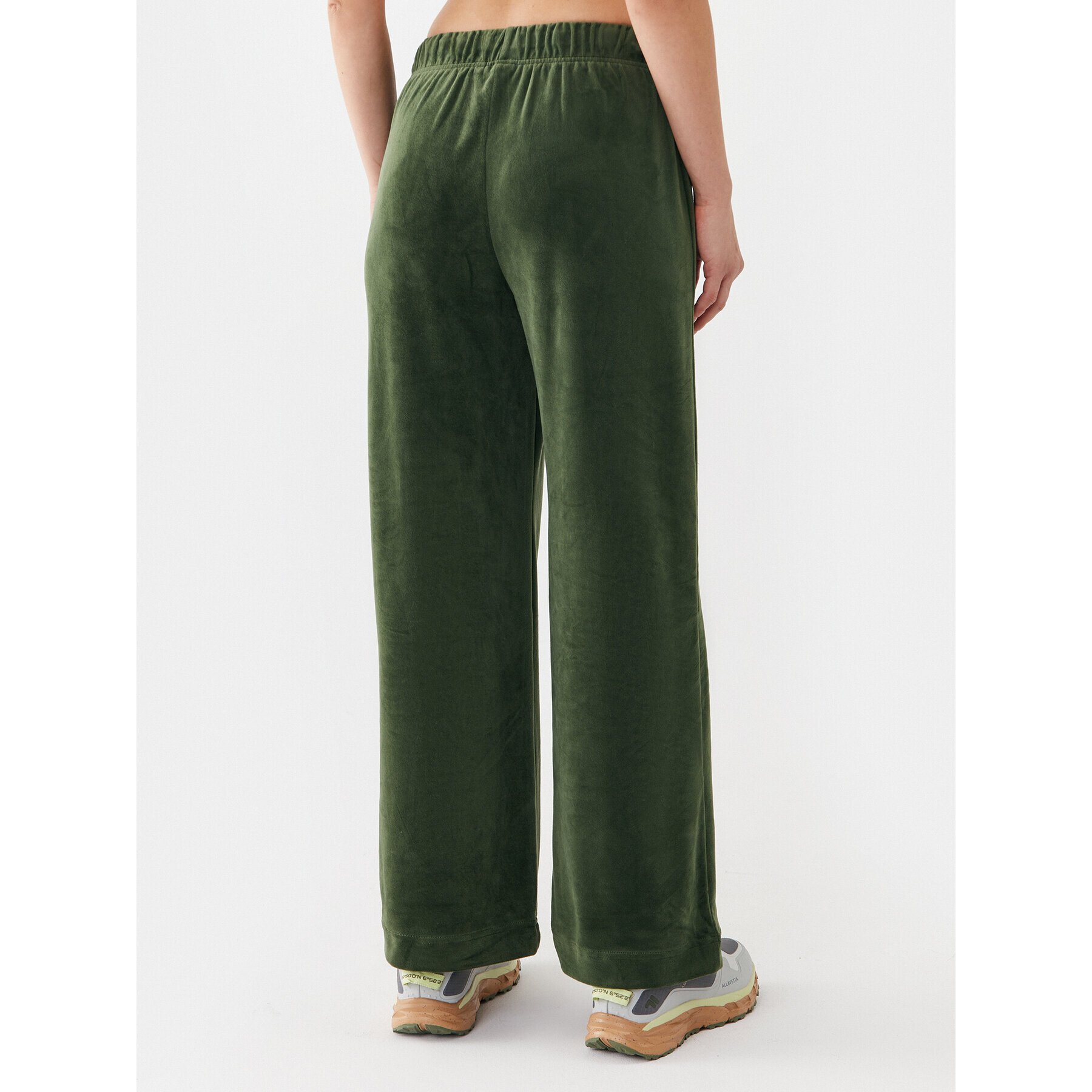 ONLY Pantaloni trening 15302628 Verde Wide Leg - Pled.ro