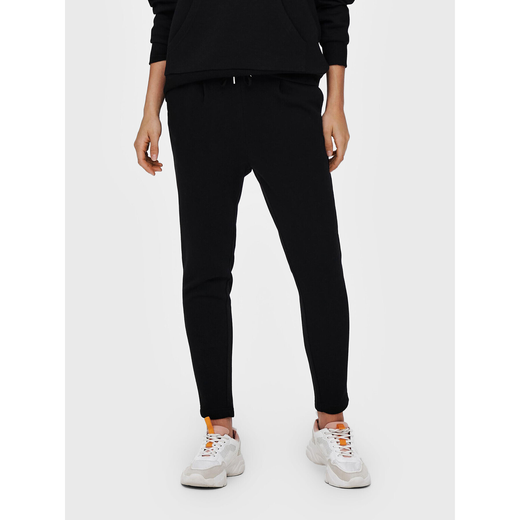 ONLY Pantaloni trening Popsweat 15236294 Negru Loose Fit - Pled.ro