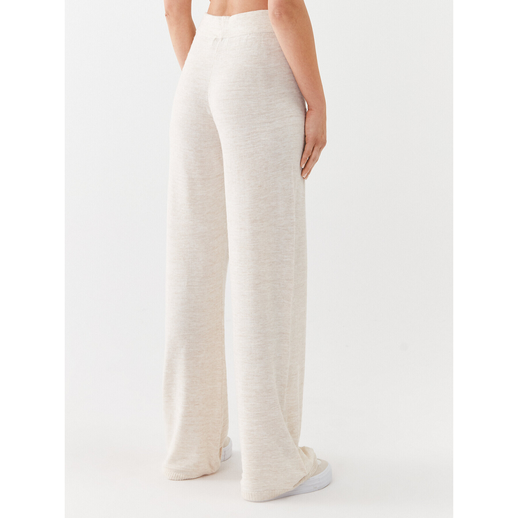 ONLY Pantaloni tricotați 15294501 Bej Wide Leg - Pled.ro