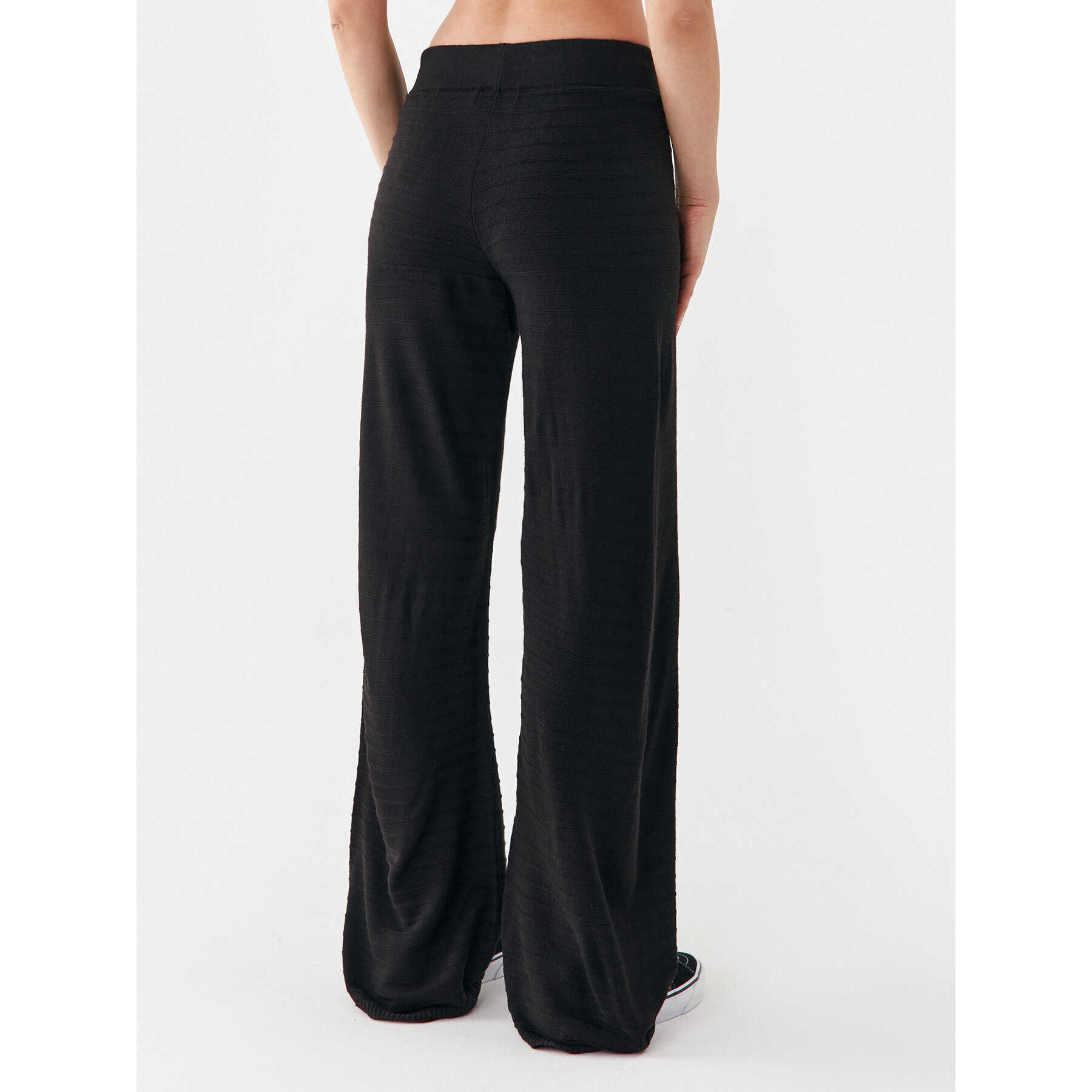 ONLY Pantaloni tricotați 15294501 Negru Wide Leg - Pled.ro