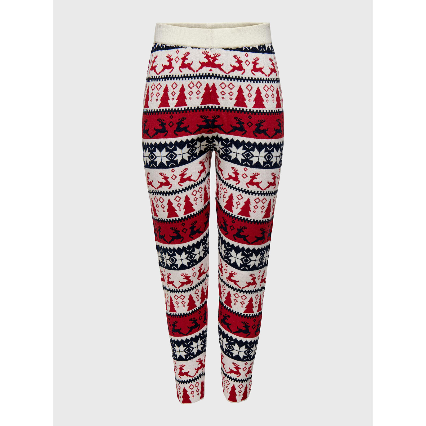 ONLY Pantaloni tricotați Xmas 15272171 Colorat Regular Fit - Pled.ro