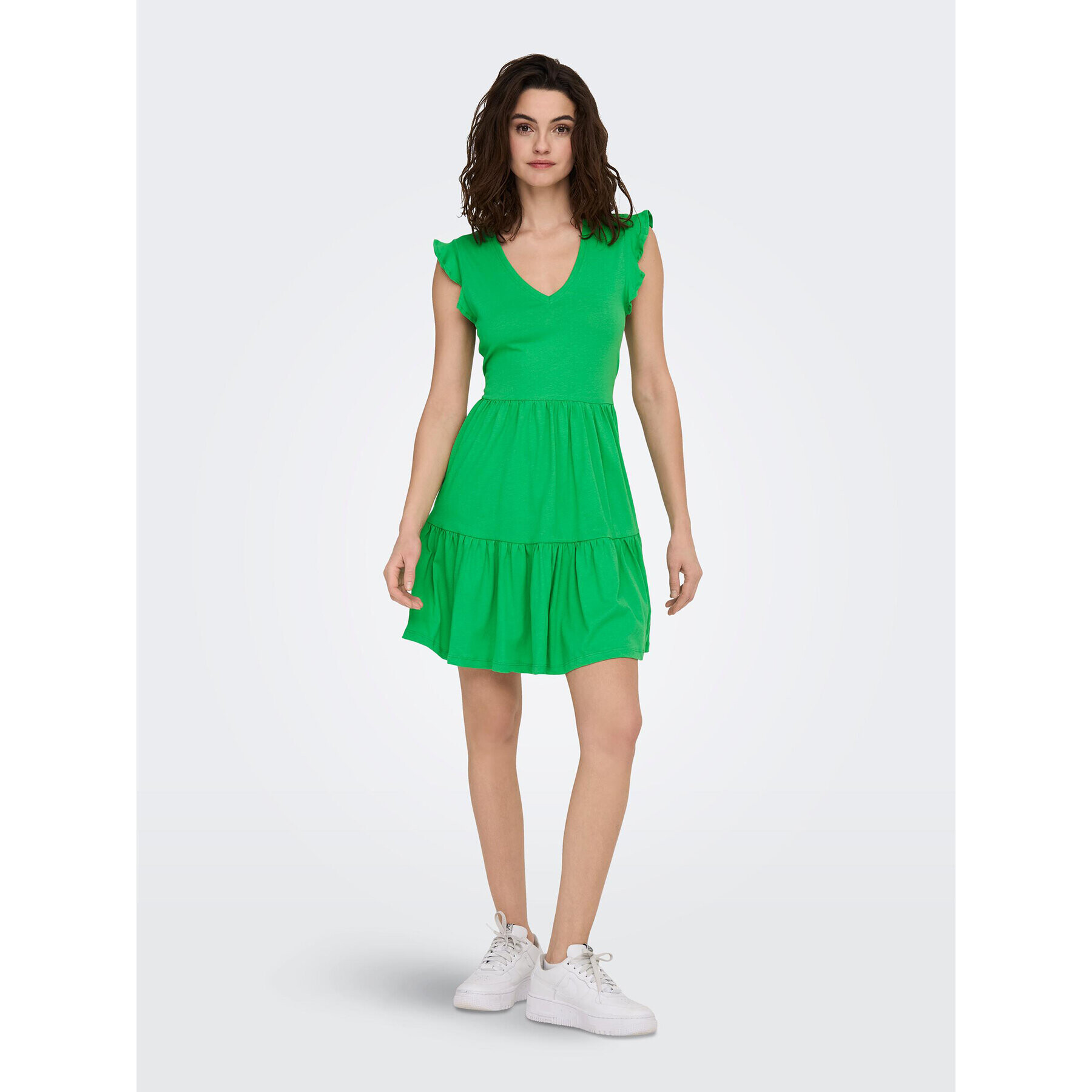 ONLY Rochie de vară May 15226992 Verde Regular Fit - Pled.ro