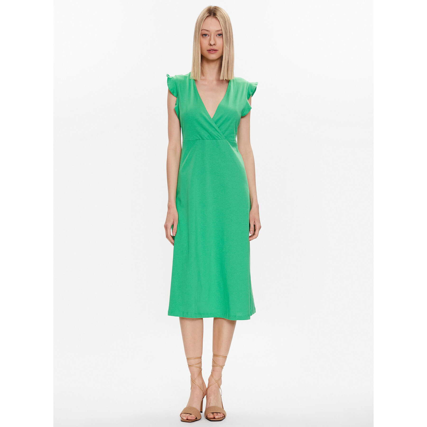 ONLY Rochie de vară May 15257520 Verde Regular Fit - Pled.ro