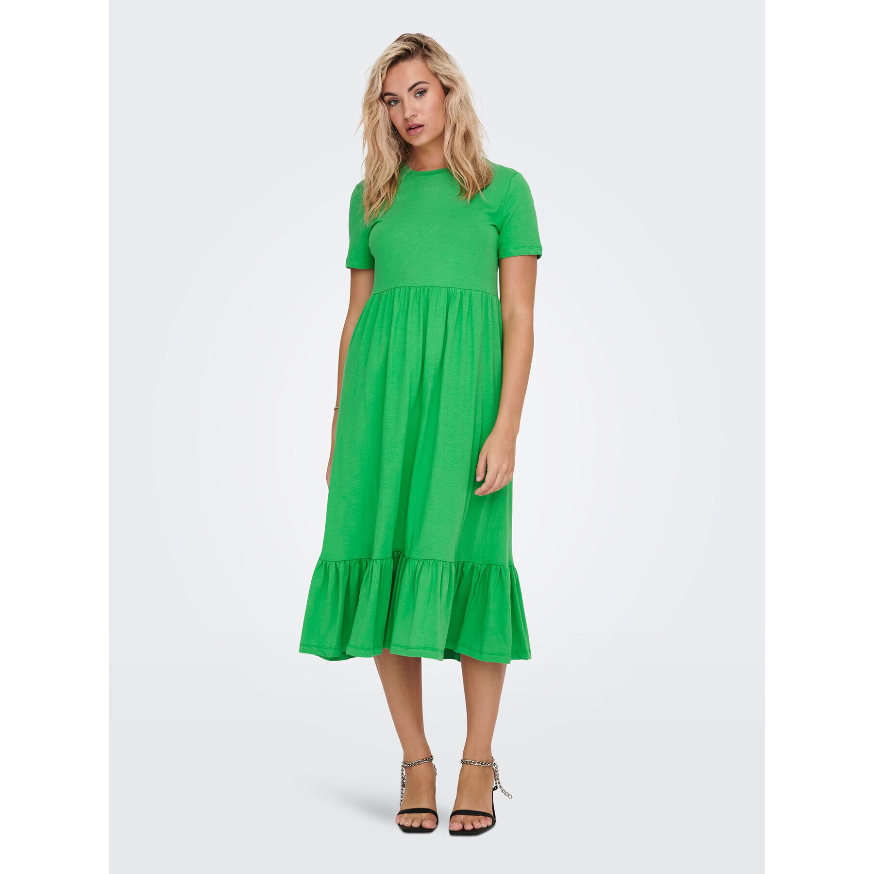 ONLY Rochie de zi 15252525 Verde Regular Fit - Pled.ro