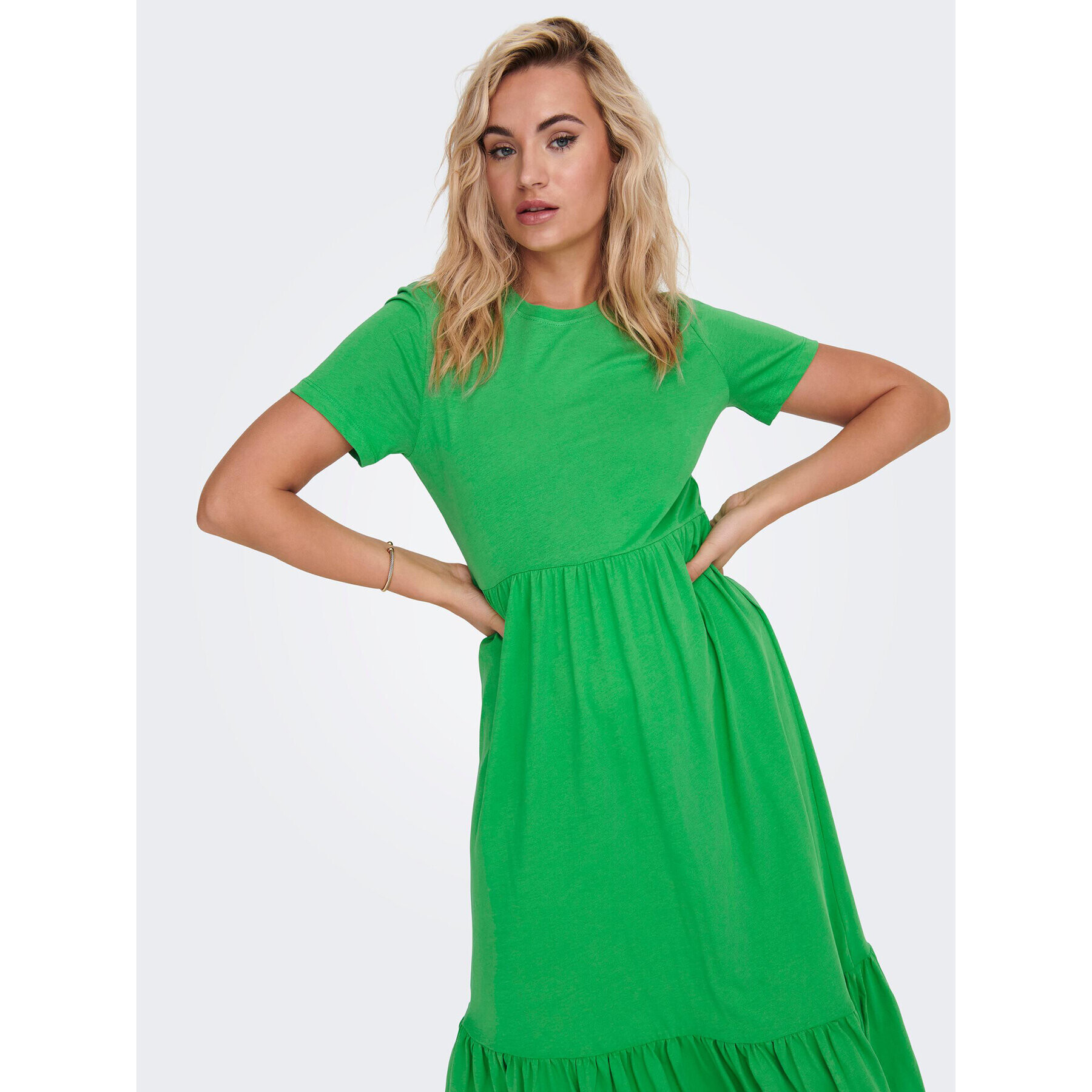 ONLY Rochie de zi 15252525 Verde Regular Fit - Pled.ro