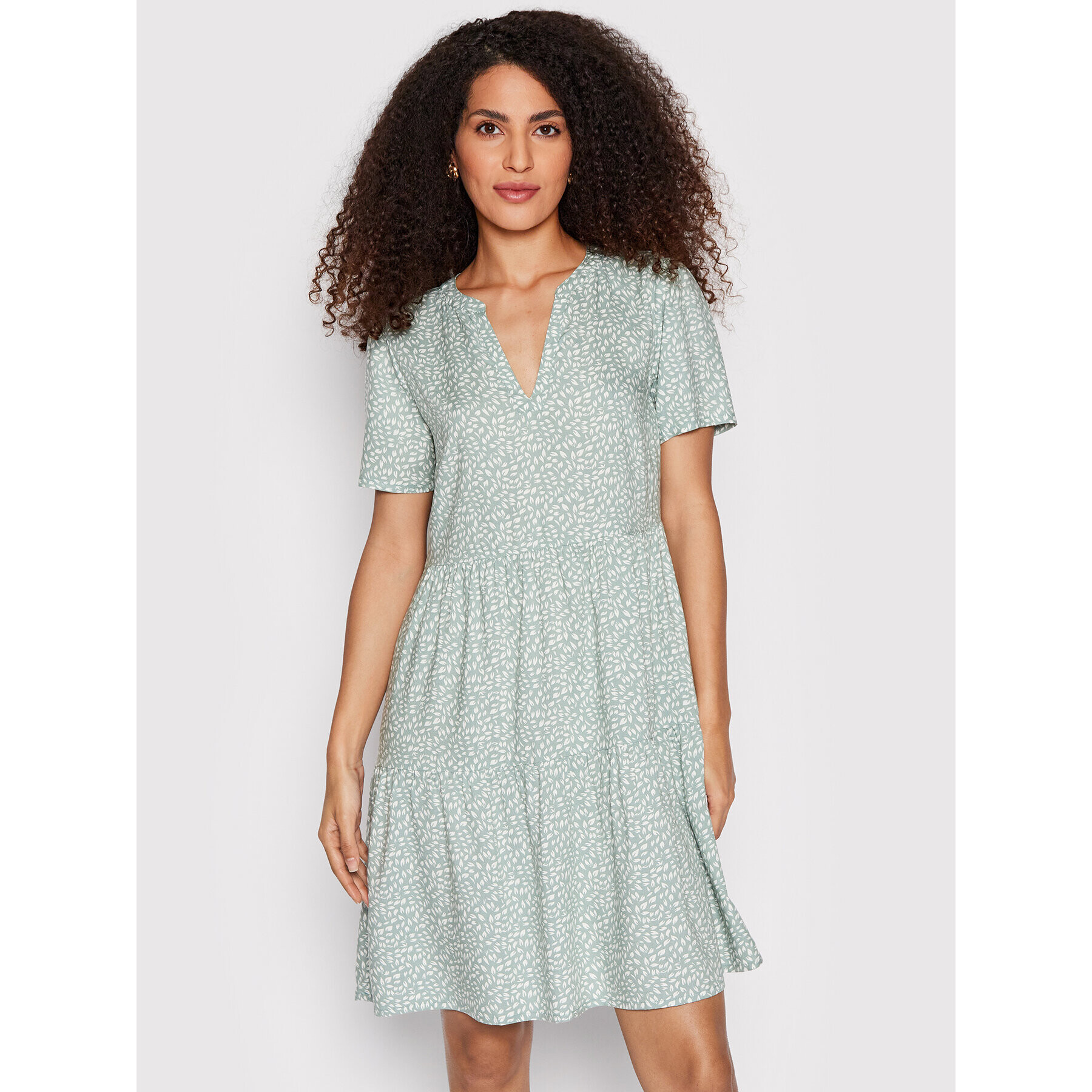 ONLY Rochie de zi Zally 15262674 Verde Relaxed Fit - Pled.ro