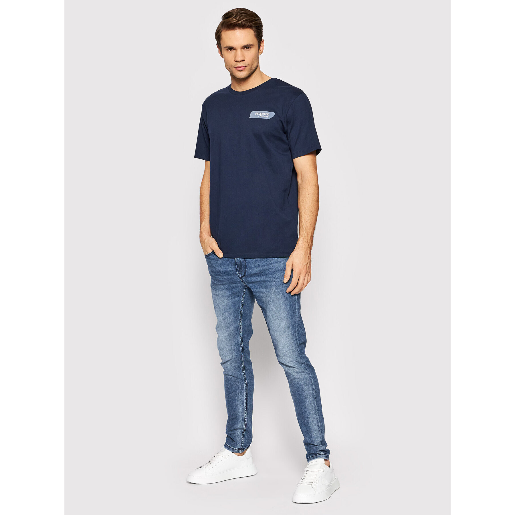 Only & Sons Blugi Warp 22020747 Albastru Skinny Fit - Pled.ro