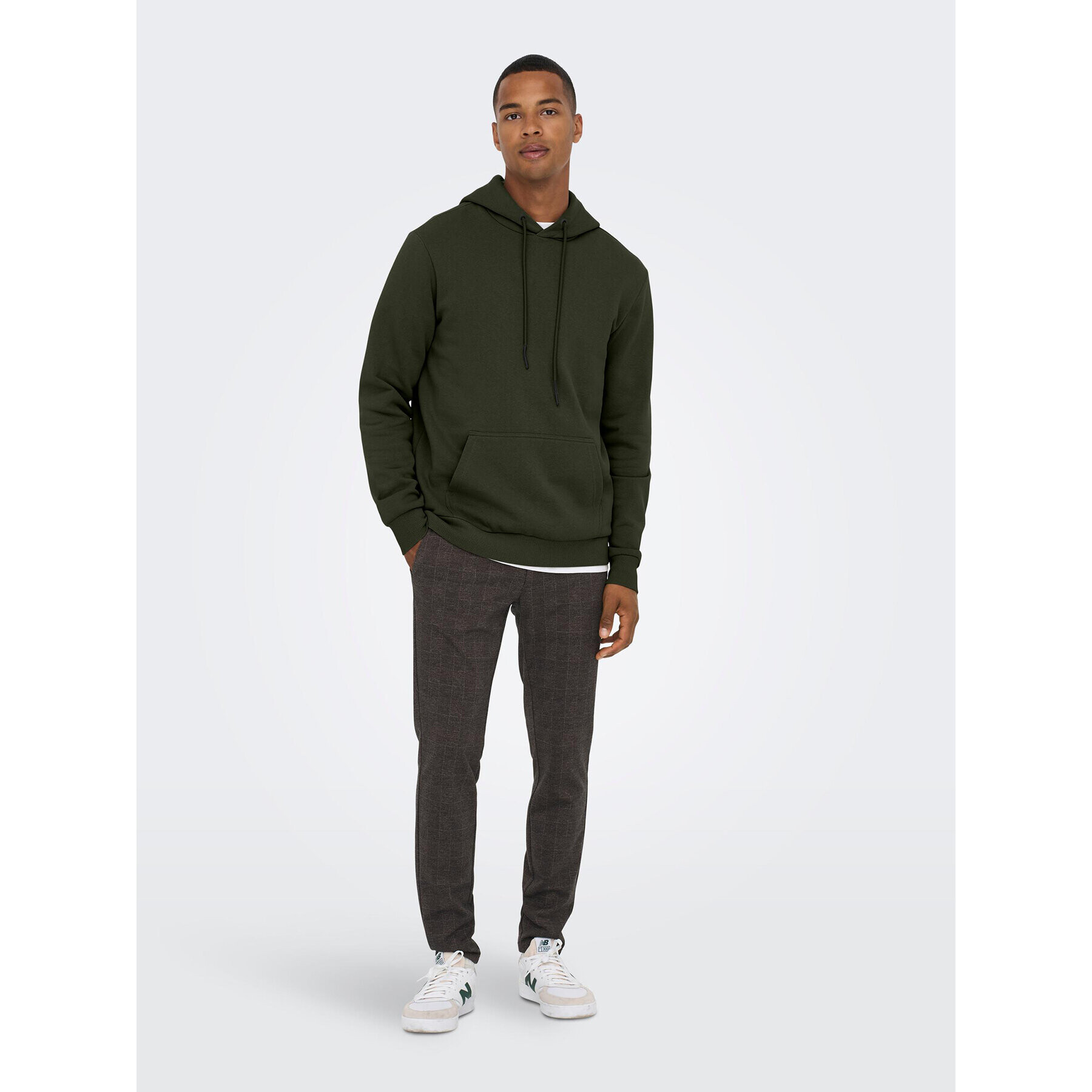 Only & Sons Bluză Cares 22018685 Verde Regular Fit - Pled.ro