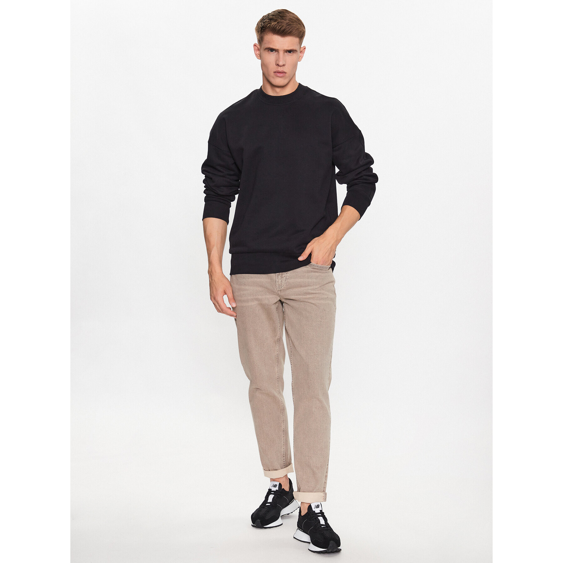 Only & Sons Bluză 22026662 Negru Relaxed Fit - Pled.ro