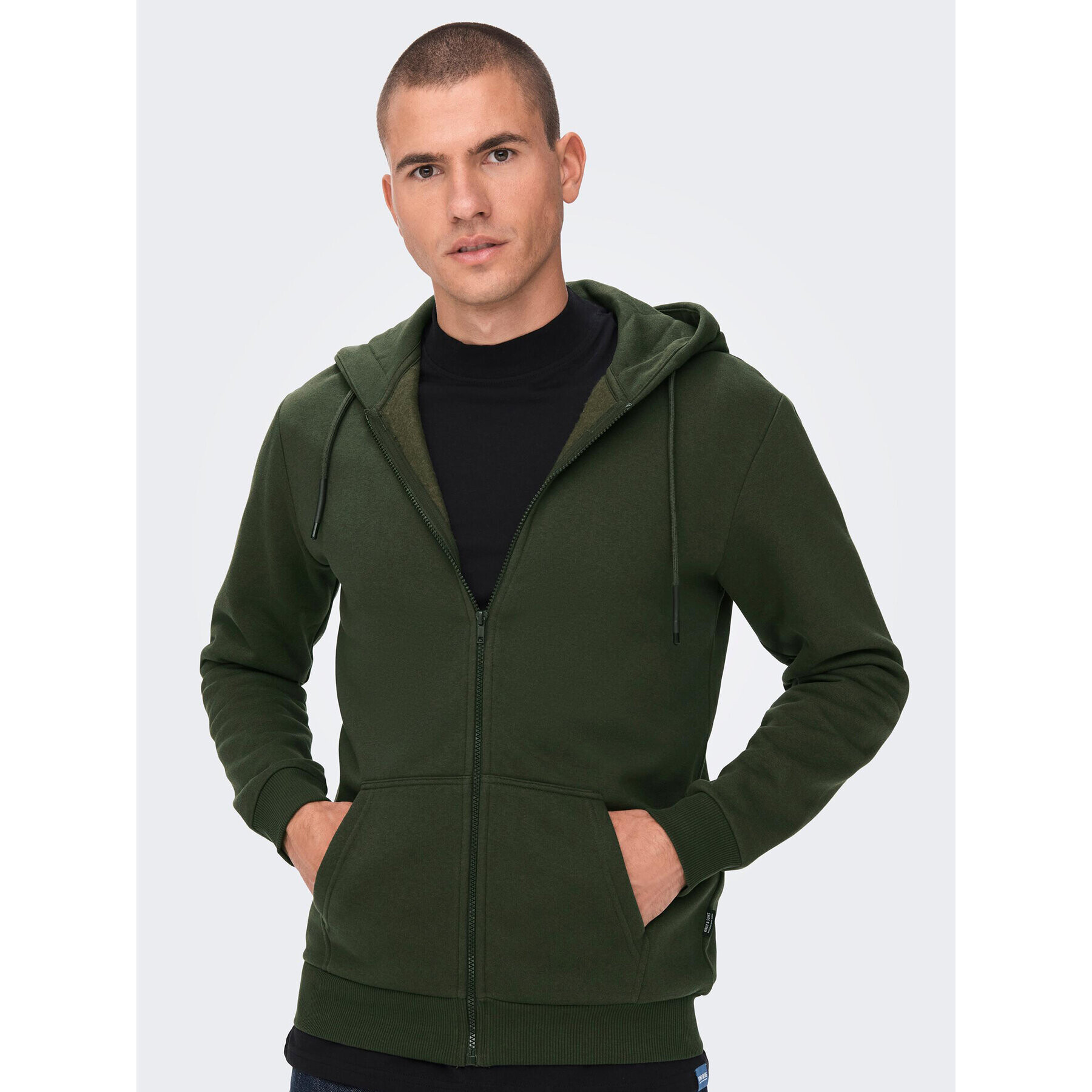 Only & Sons Bluză Ceres 22018684 Verde Regular Fit - Pled.ro