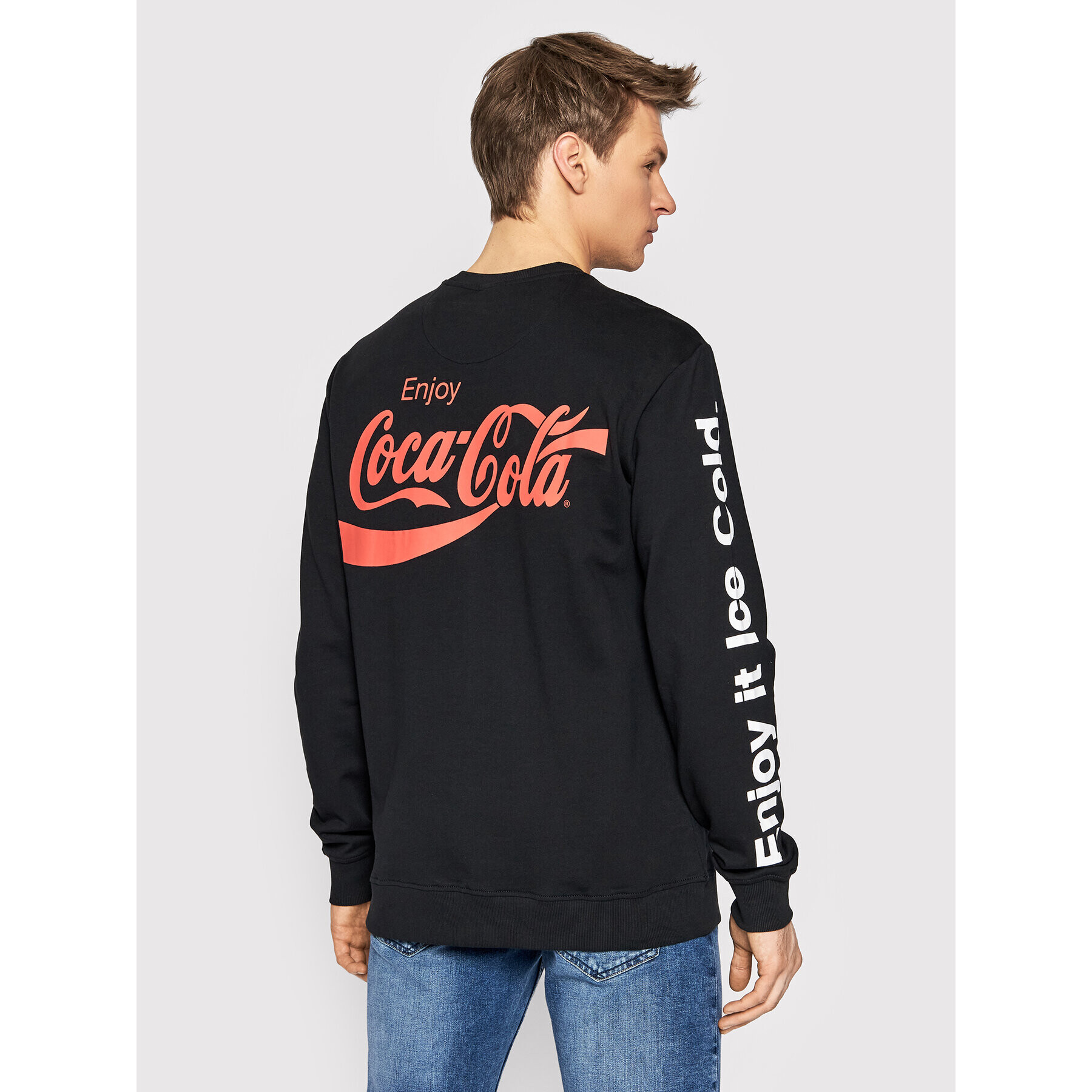 Only & Sons Bluză COCA-COLA 22023352 Negru Regular Fit - Pled.ro