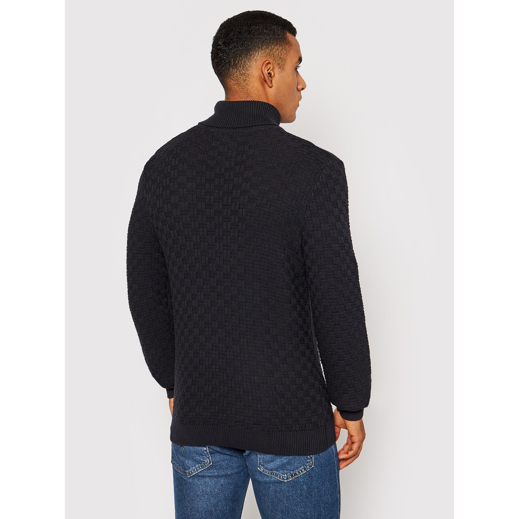 Only & Sons Bluză cu gât Kay 22020338 Bleumarin Regular Fit - Pled.ro