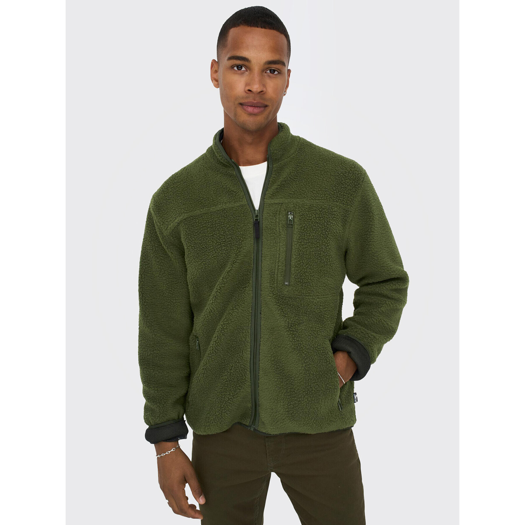 Only & Sons Polar Houston 22022099 Verde Regular Fit - Pled.ro