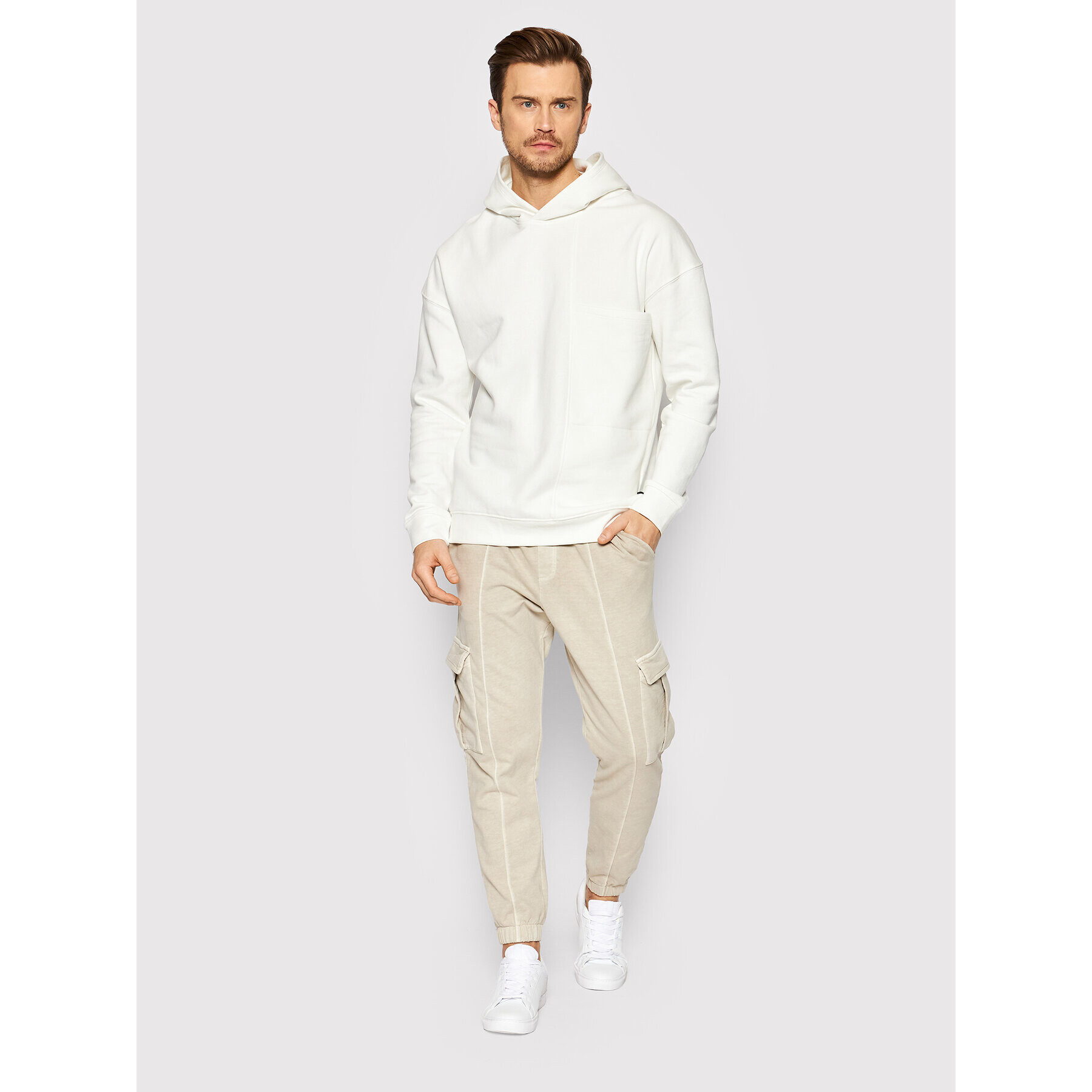 Only & Sons Bluză Knox 22021746 Écru Relaxed Fit - Pled.ro