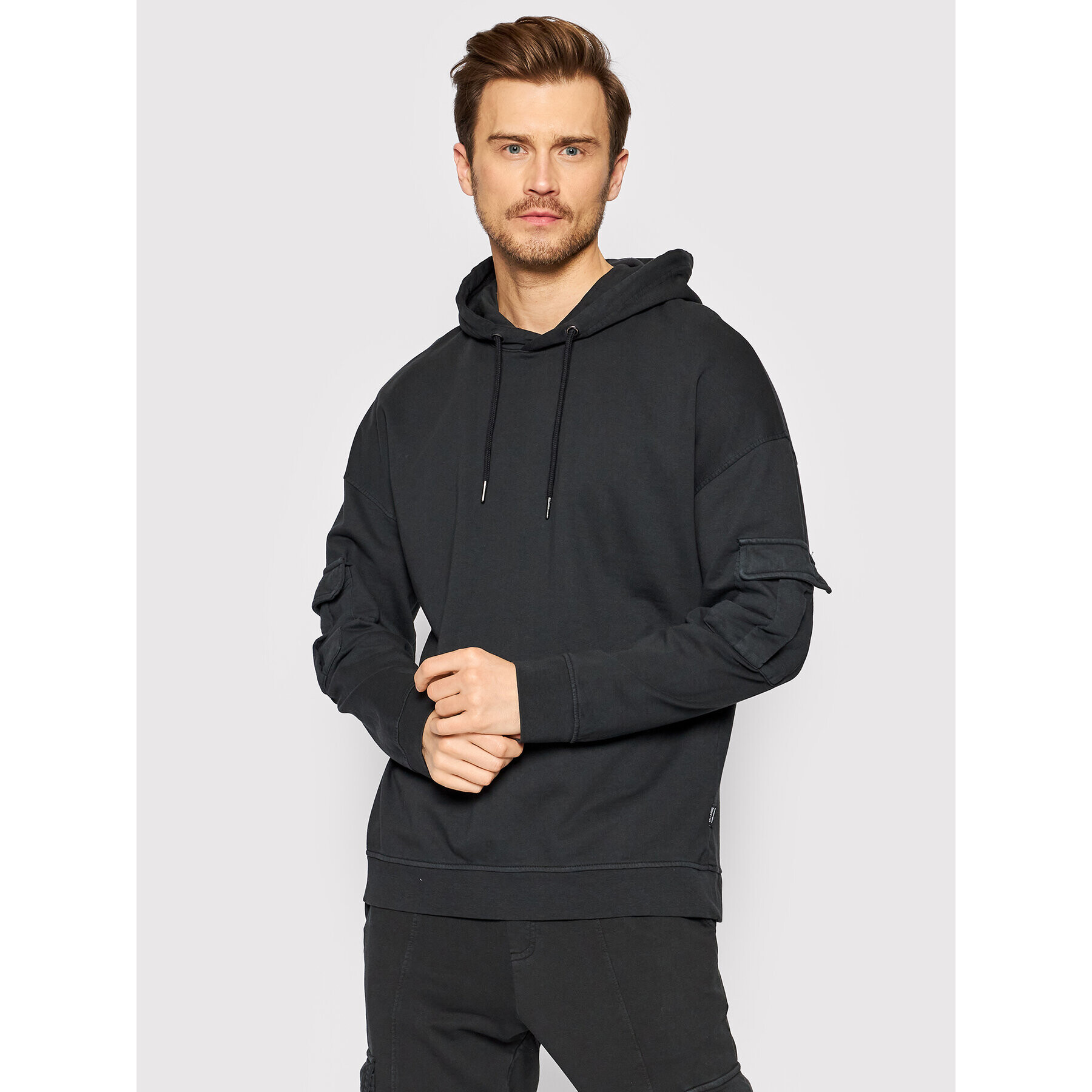 Only & Sons Bluză Kolton 22021745 Negru Relaxed Fit - Pled.ro