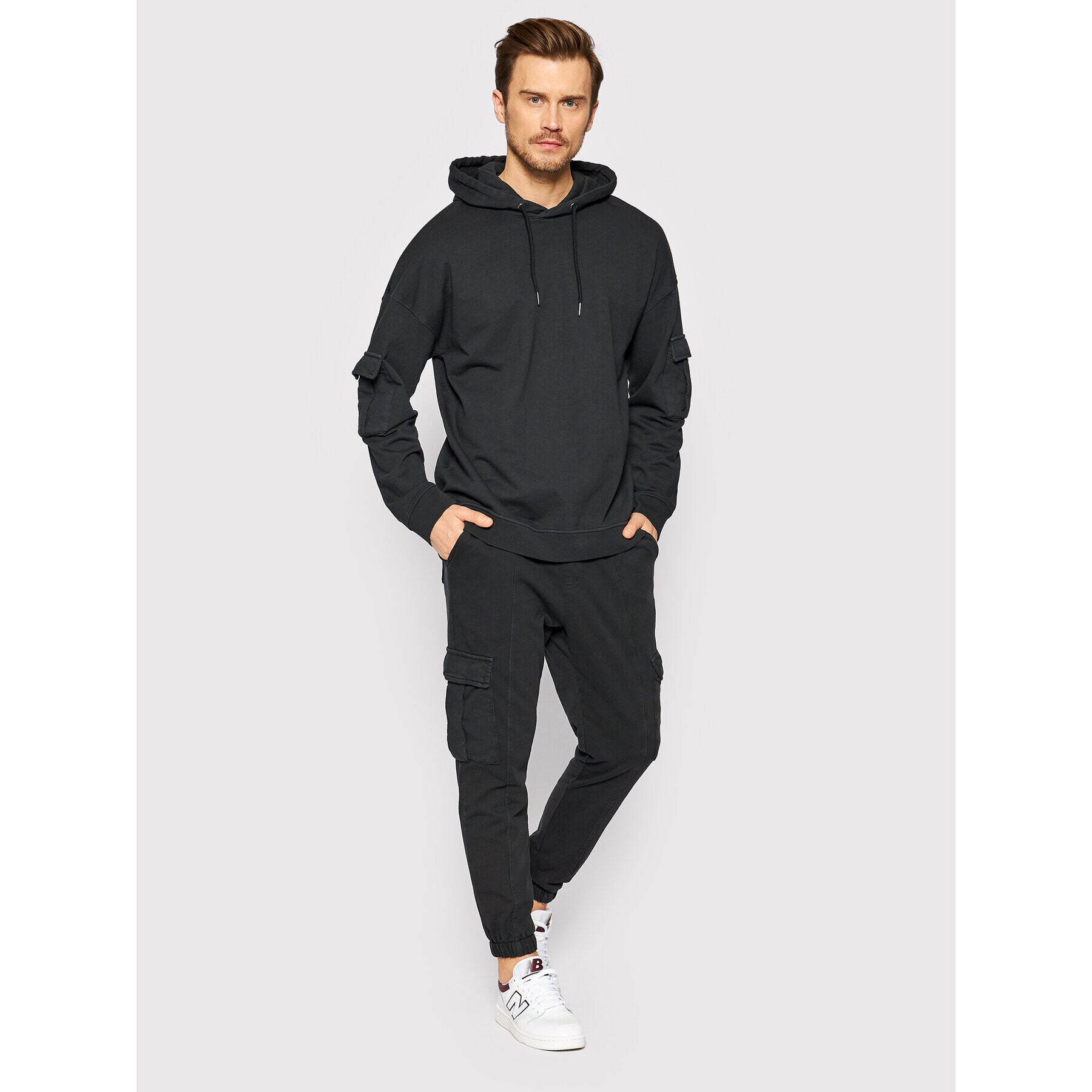 Only & Sons Bluză Kolton 22021745 Negru Relaxed Fit - Pled.ro