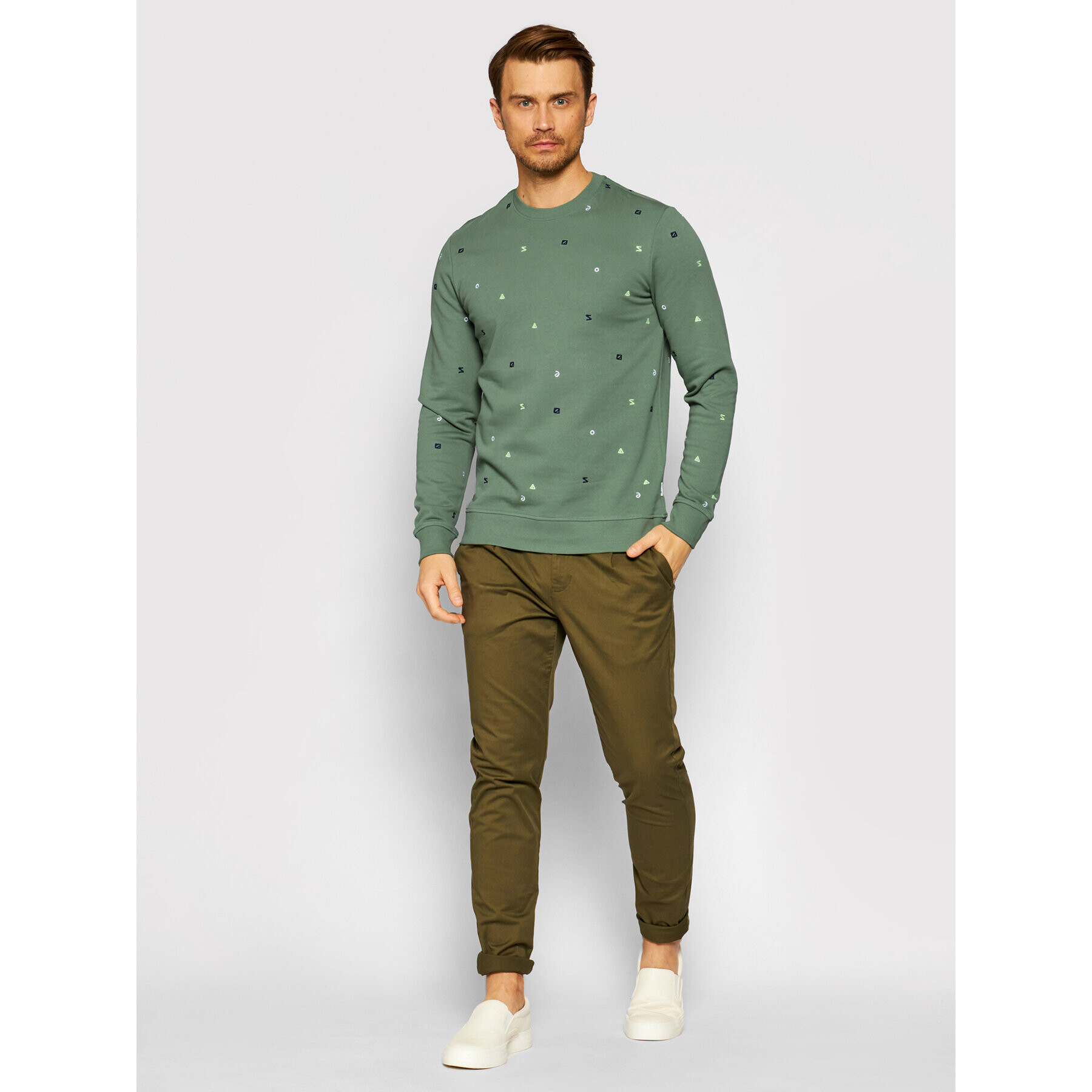 Only & Sons Bluză Kris 22020040 Verde Regular Fit - Pled.ro