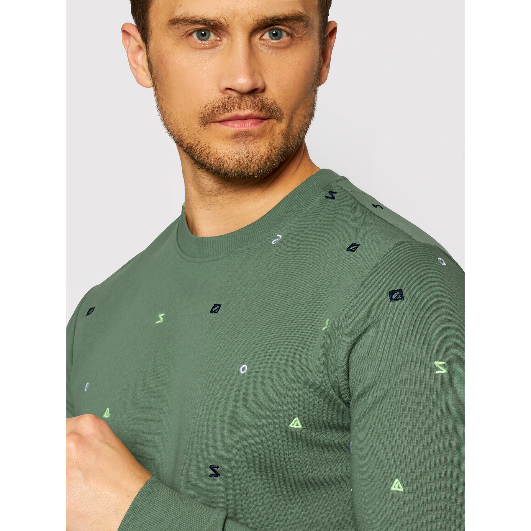 Only & Sons Bluză Kris 22020040 Verde Regular Fit - Pled.ro