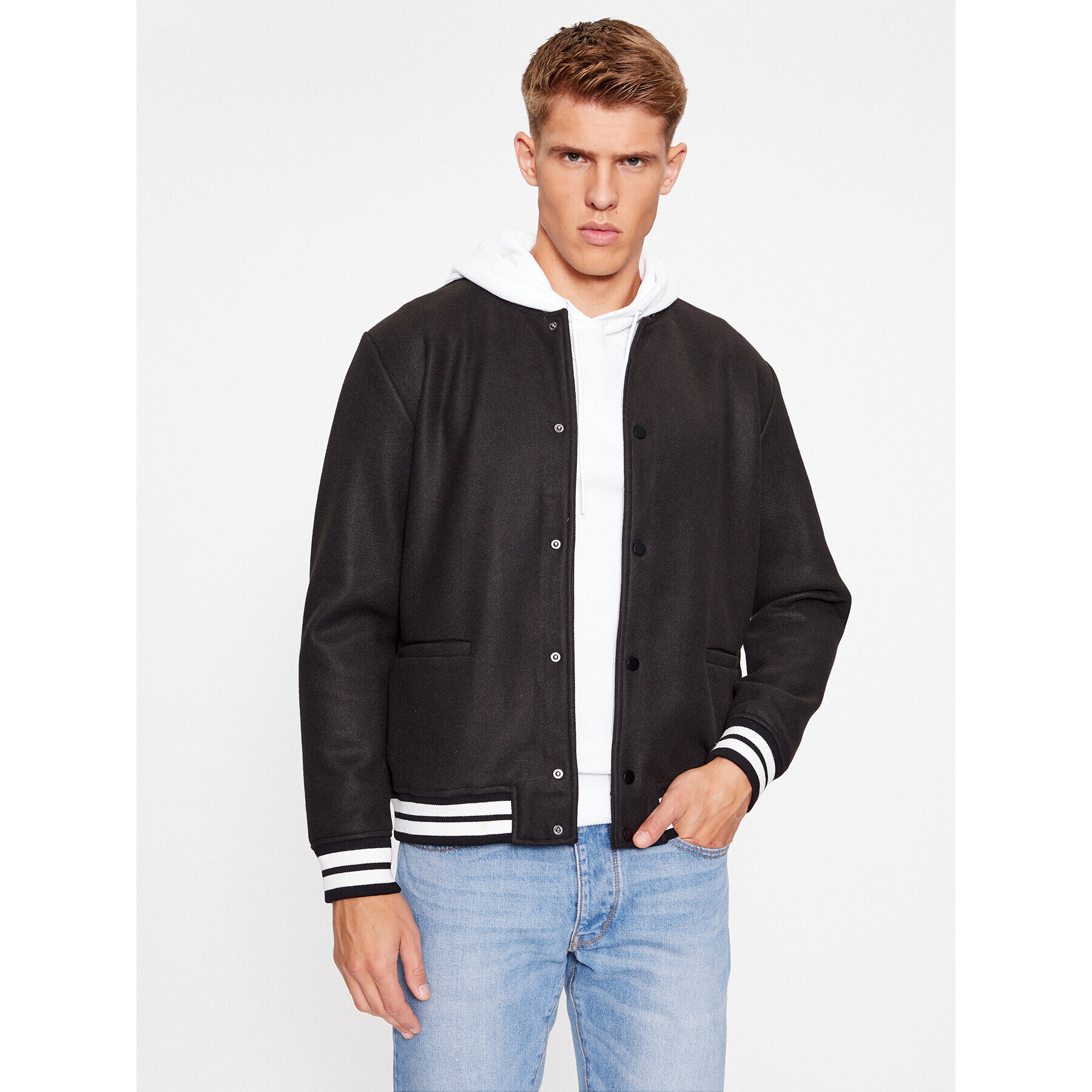 Only & Sons Geacă bomber 22025212 Negru Regular Fit - Pled.ro