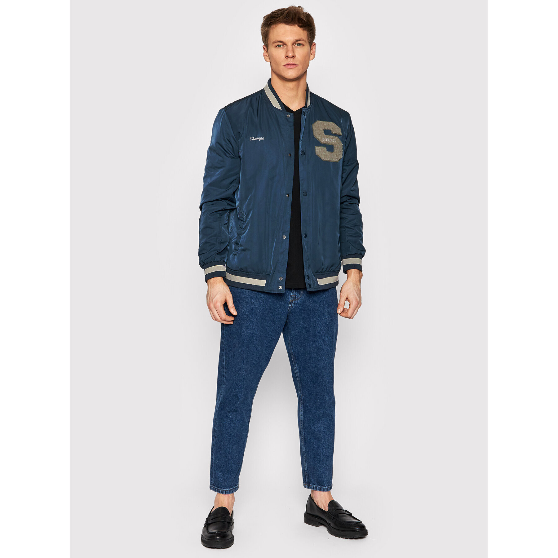 Only & Sons Geacă bomber Ace 22021031 Bleumarin Regular Fit - Pled.ro