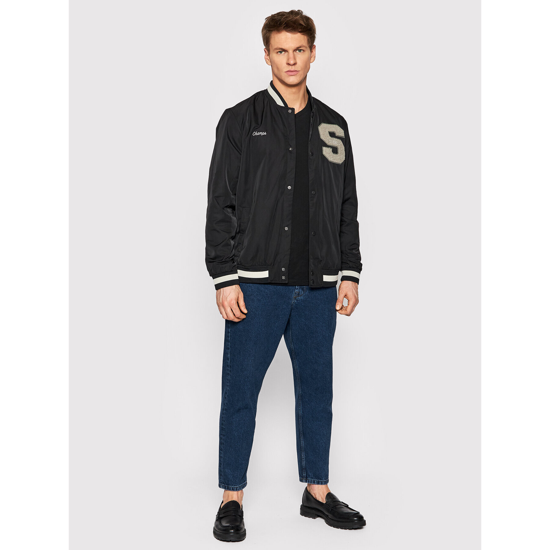 Only & Sons Geacă bomber Ace 22021031 Negru Regular Fit - Pled.ro