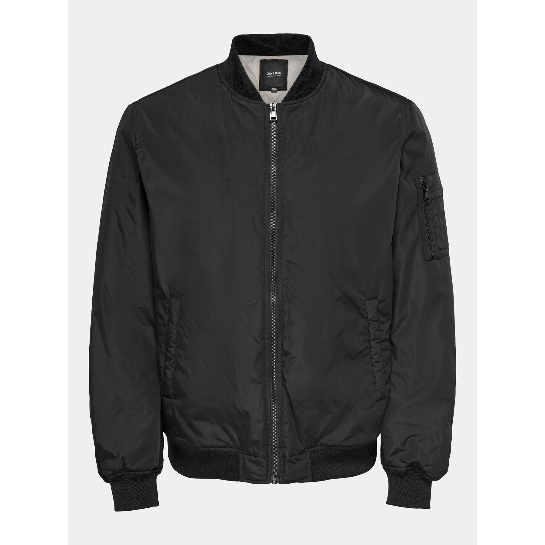 Only & Sons Geacă bomber Joshua 22023287 Negru Regular Fit - Pled.ro