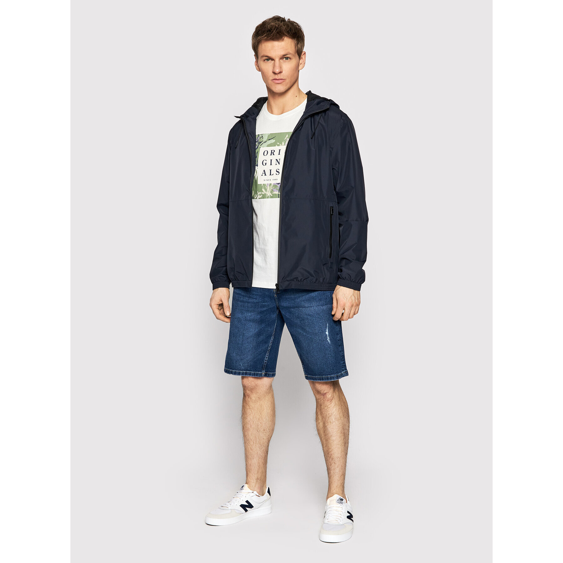 Only & Sons Geacă de ploaie Freddy 22021518 Bleumarin Regular Fit - Pled.ro