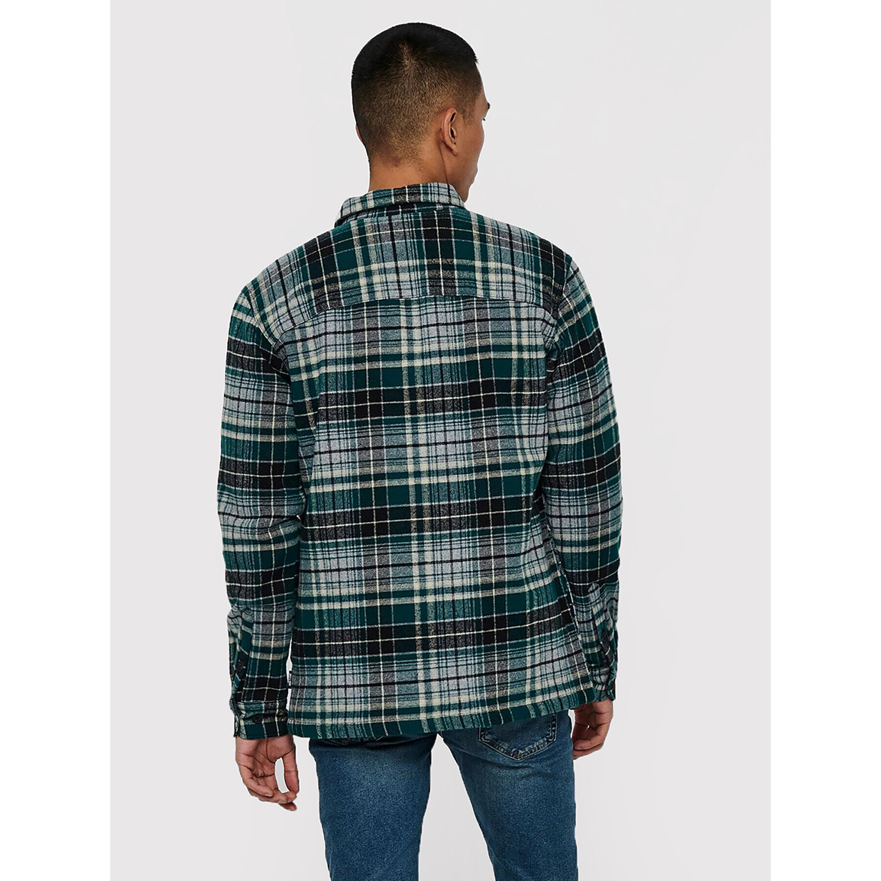 Only & Sons Geacă Jarred 22018217 Verde Regular Fit - Pled.ro