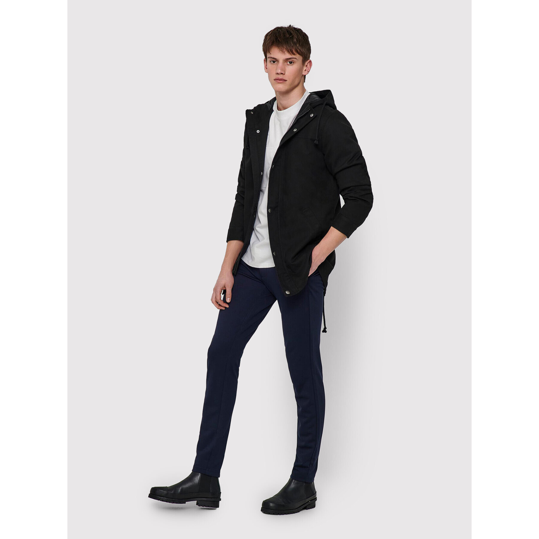 Only & Sons Hanorac Alex 22020791 Negru Regular Fit - Pled.ro