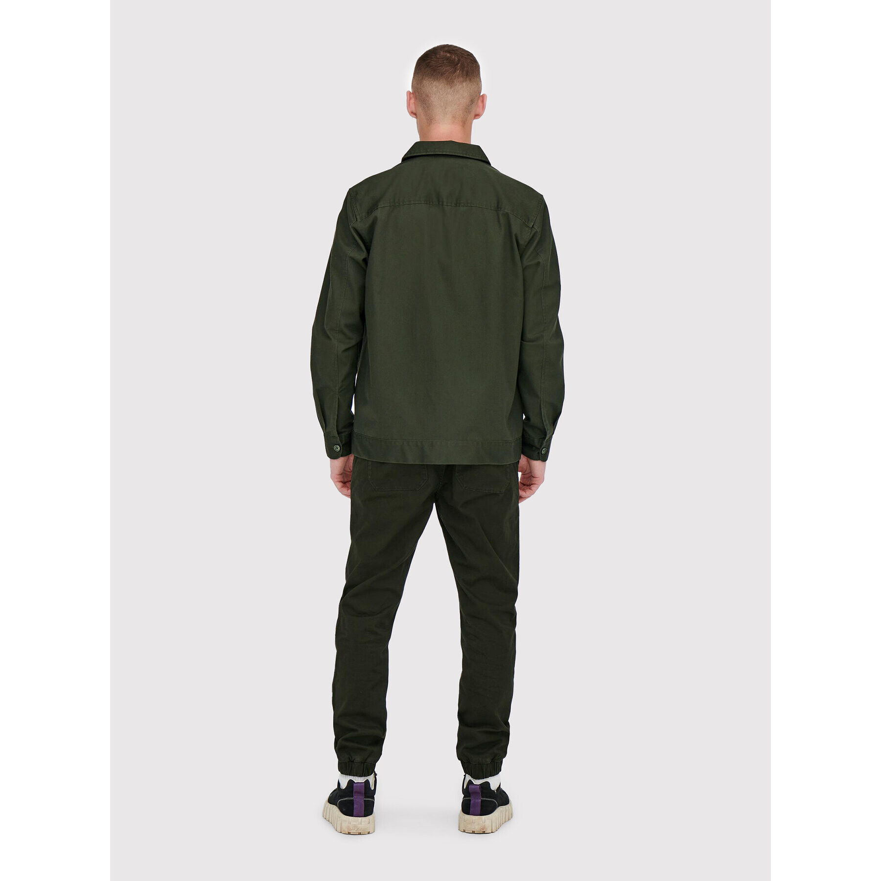 Only & Sons Joggers Linus 22018661 Verde Tapered Fit - Pled.ro