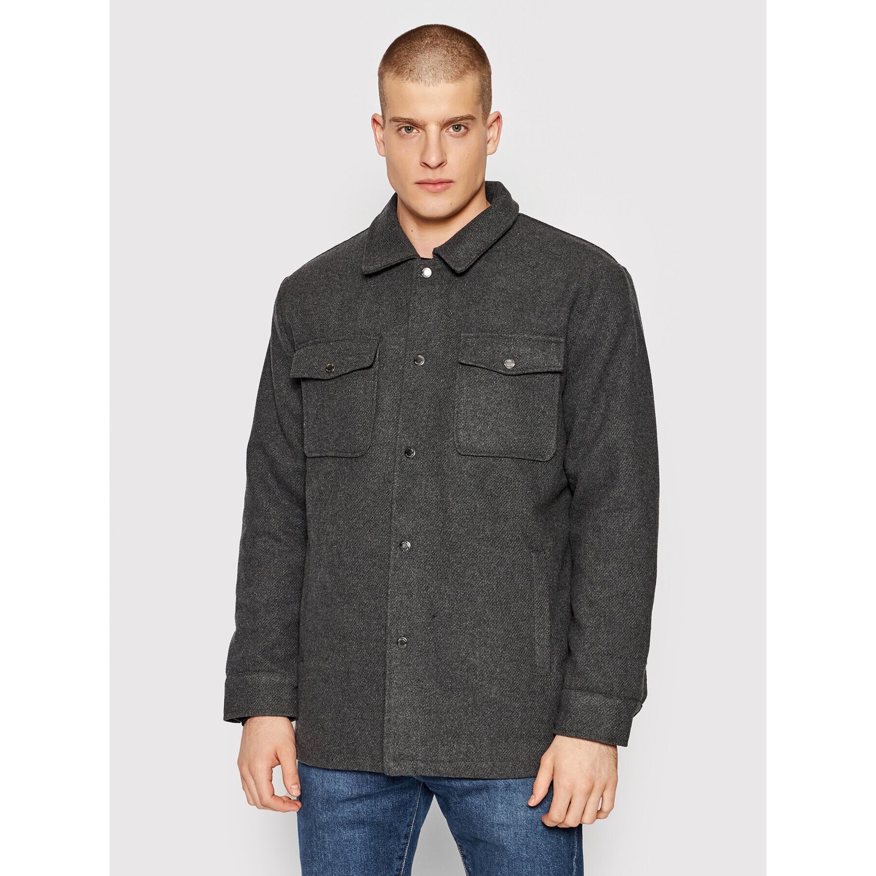 Only & Sons Palton Creed 22021183 Gri Regular Fit - Pled.ro