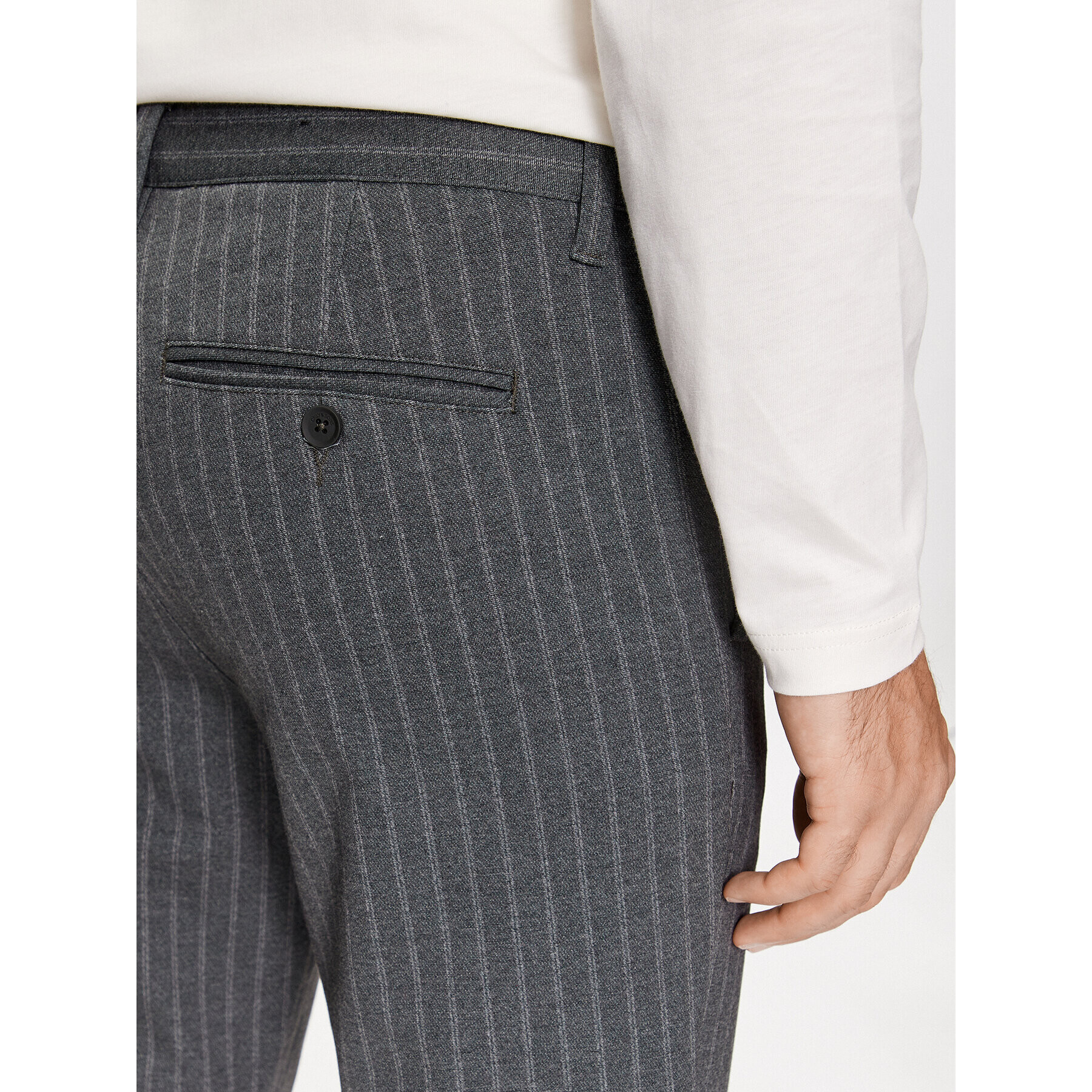 Only & Sons Pantaloni chino 22024048 Gri Tapered Fit - Pled.ro