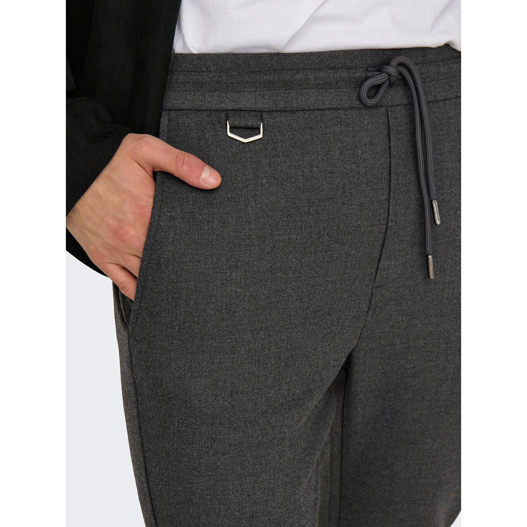 Only & Sons Pantaloni chino 22024459 Gri Tapered Fit - Pled.ro