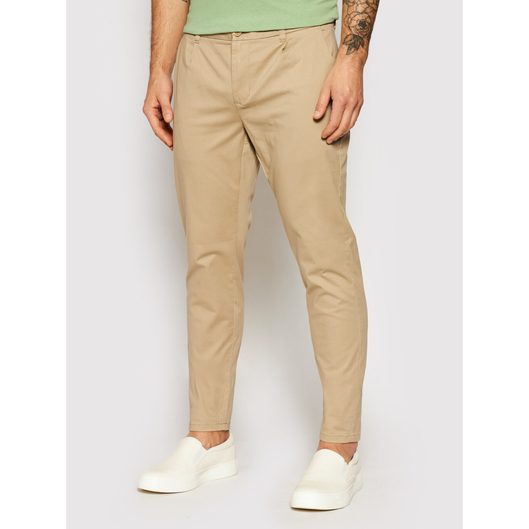 Only & Sons Pantaloni chino Cam 22016775 Bej Regular Fit - Pled.ro