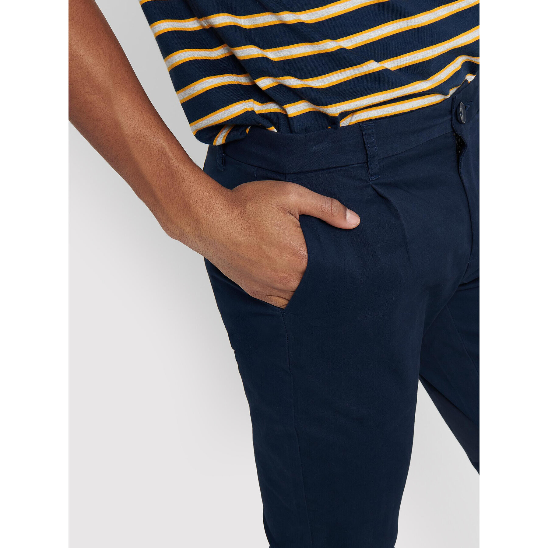 Only & Sons Pantaloni chino Cam 22016775 Bleumarin Regular Fit - Pled.ro