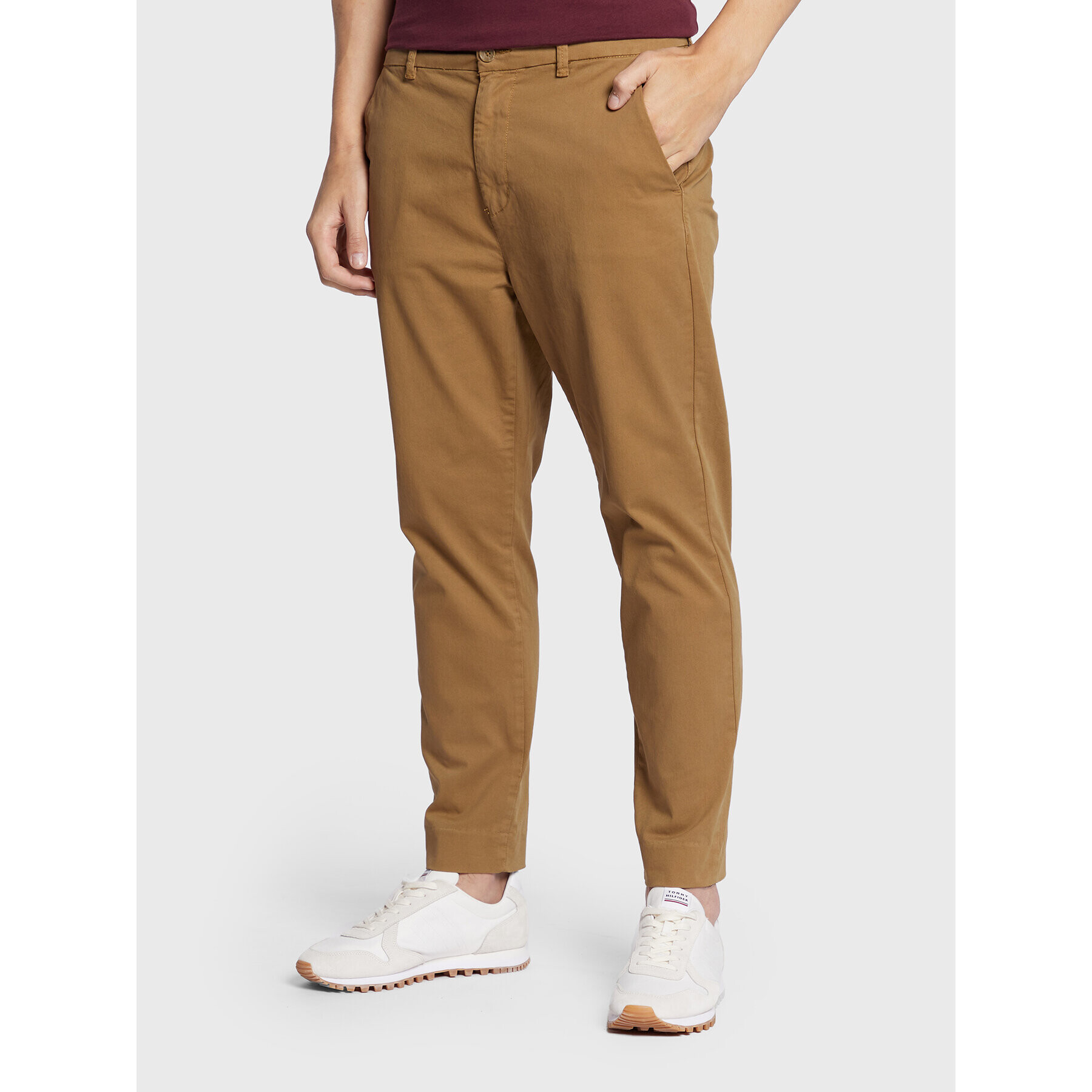 Only & Sons Pantaloni chino Kent 22020400 Maro Regular Fit - Pled.ro