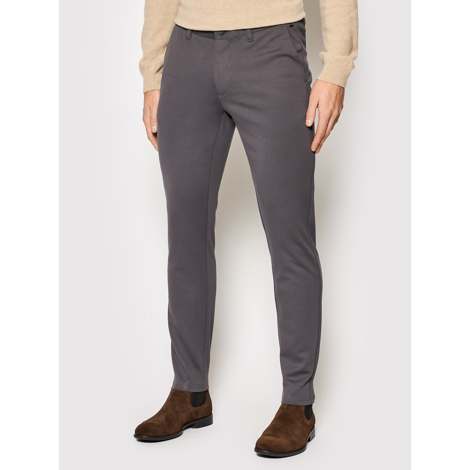 Only & Sons Pantaloni chino Mark 22010209 Gri Slim Fit - Pled.ro