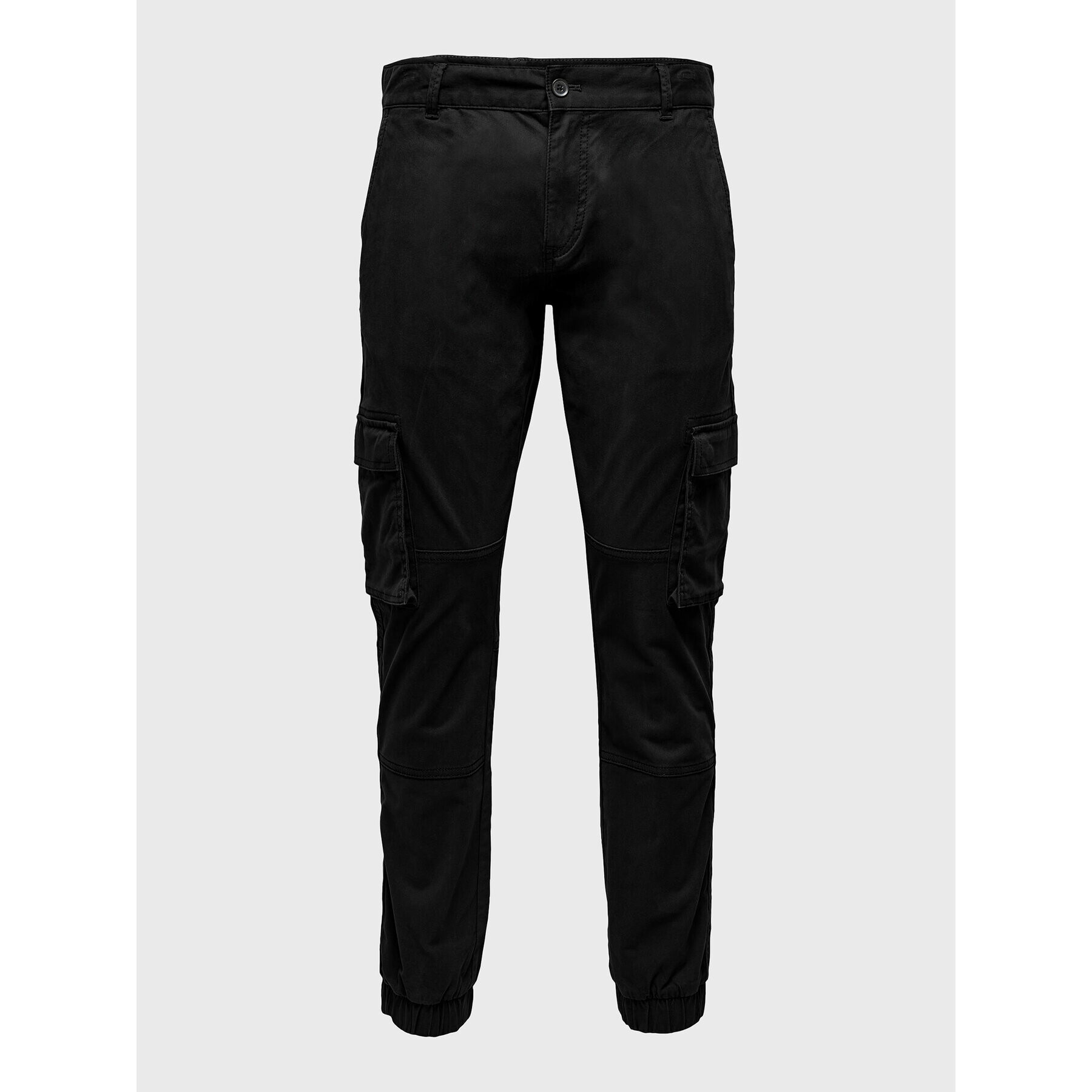 Only & Sons Pantaloni din material 22016687 Negru Tapered Fit - Pled.ro