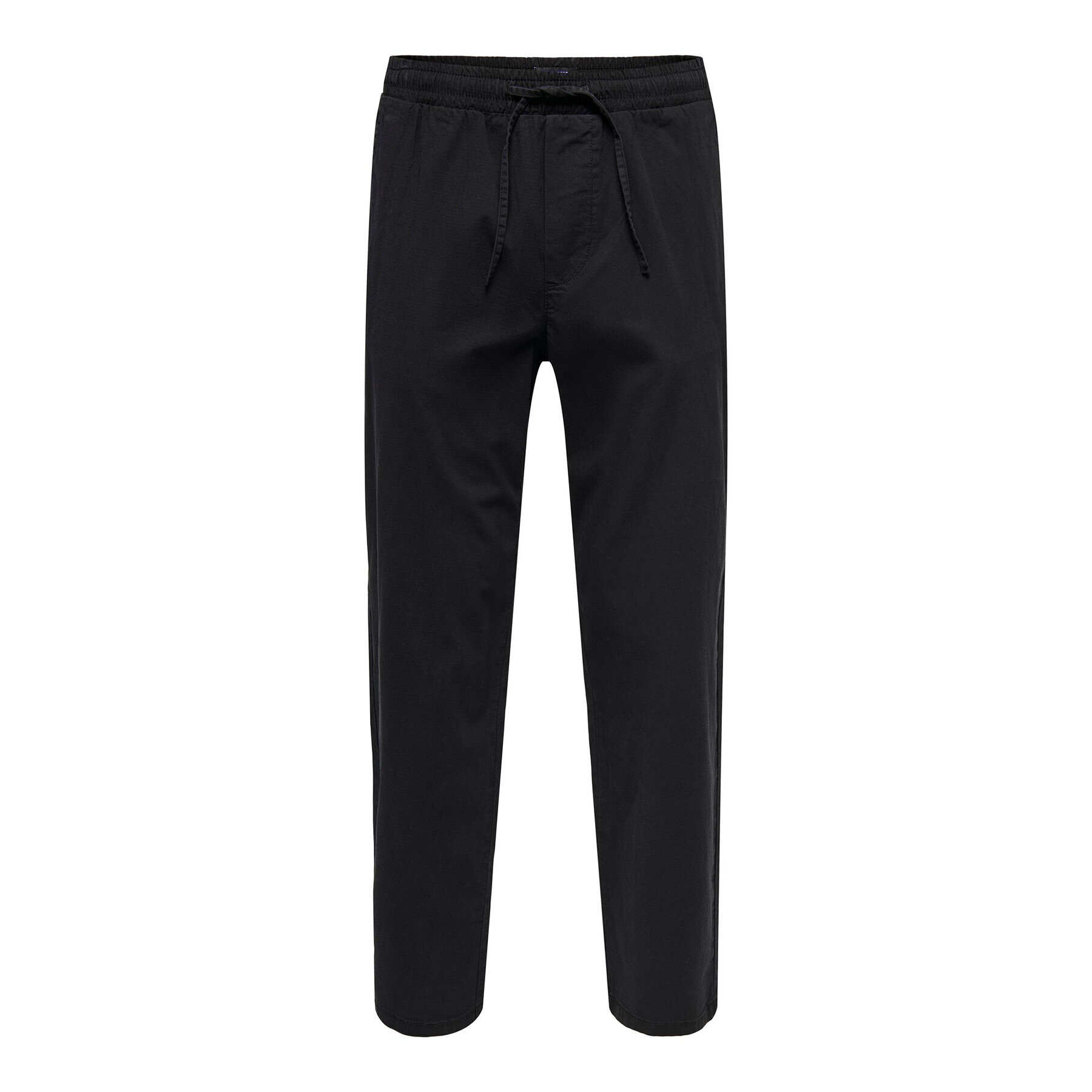 Only & Sons Pantaloni din material 22024315 Negru Tapered Fit - Pled.ro