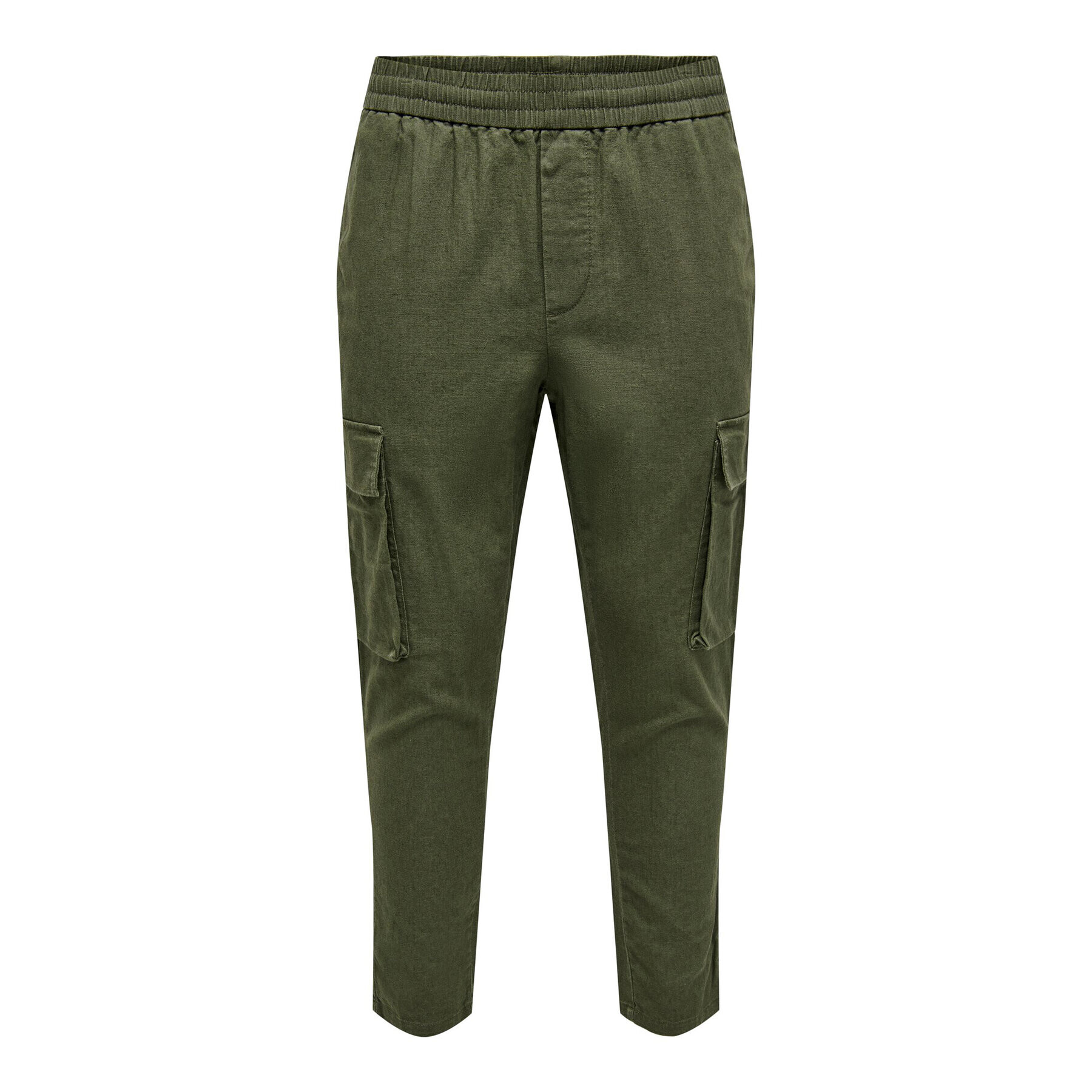 Only & Sons Pantaloni din material 22024998 Verde Tapered Fit - Pled.ro